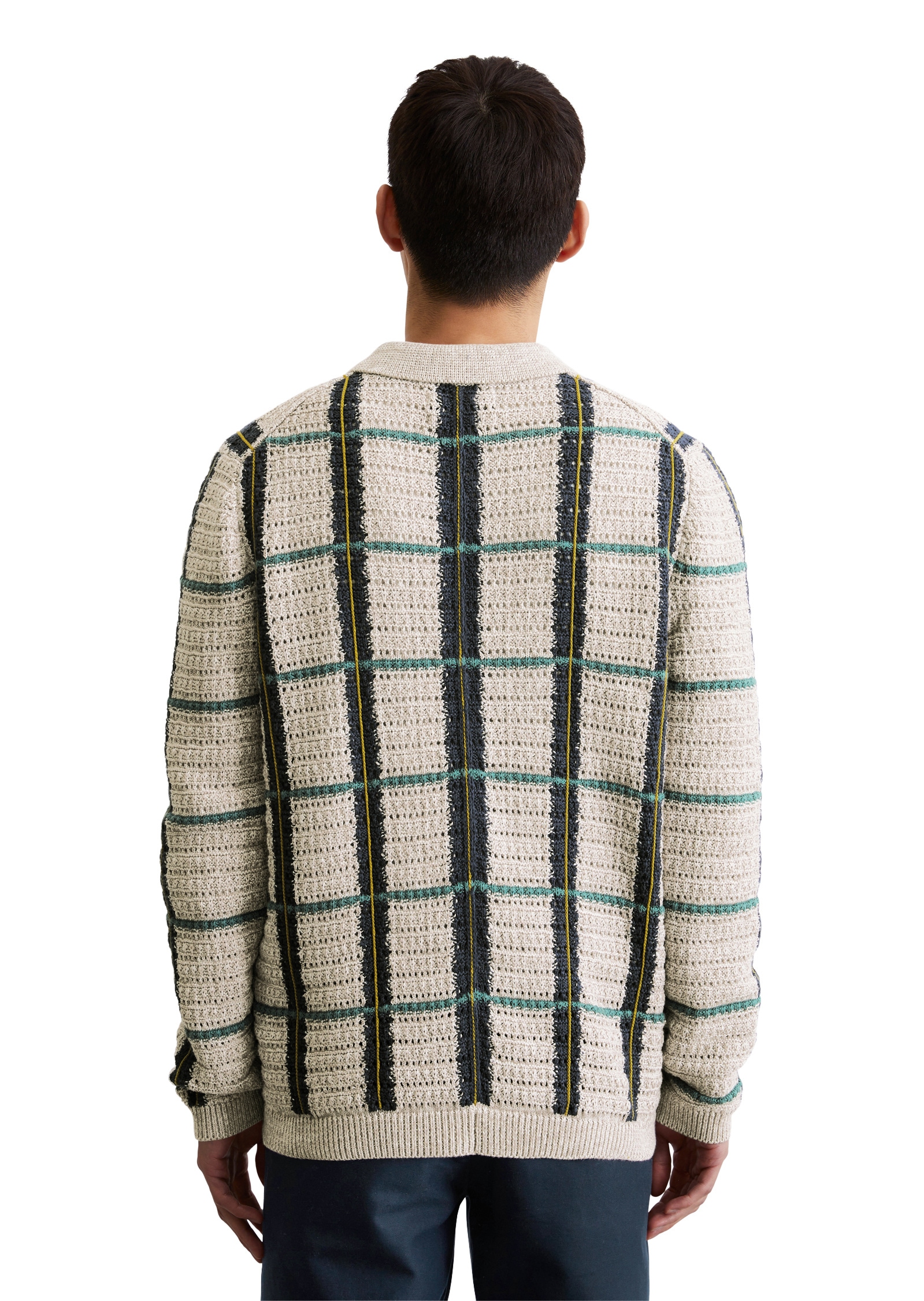 Marc O'Polo Cardigan »aus Bio-Baumwoll-Leinen-Mix«