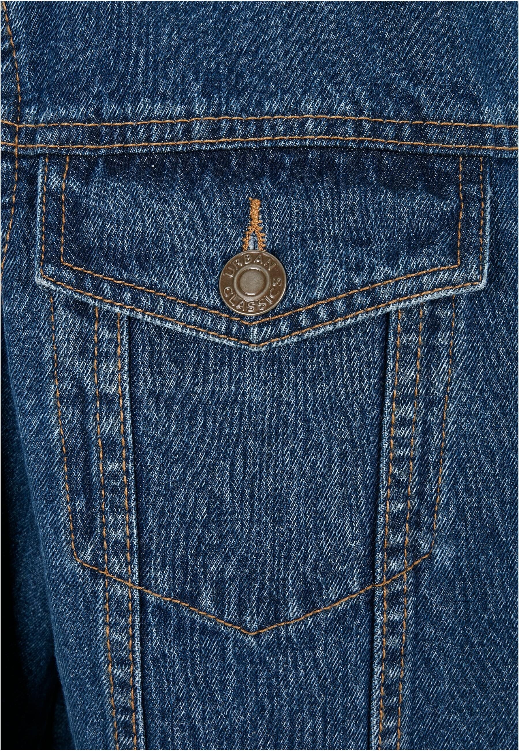 URBAN CLASSICS Jeansjacke »Urban Classics Herren Organic Basic Denim Jacket«, (1 St.), ohne Kapuze