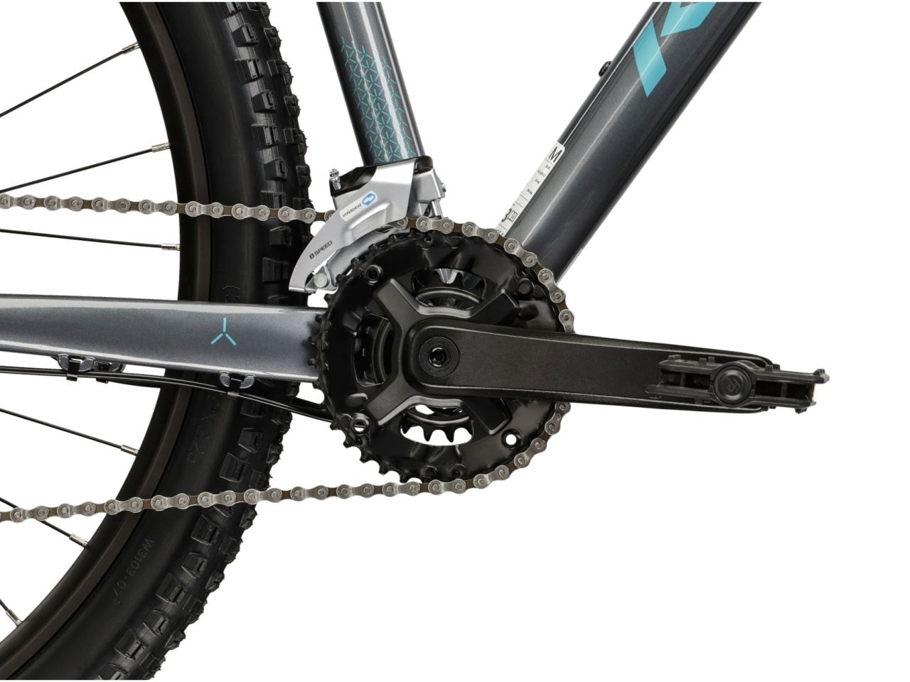 Kross Mountainbike »KROSS Mountainbike Hardtail 27,5" LEA 4.0 grau 16 Gänge« 16 Gang Shimano ACERA M3020 Schaltwerk Kettenschaltung