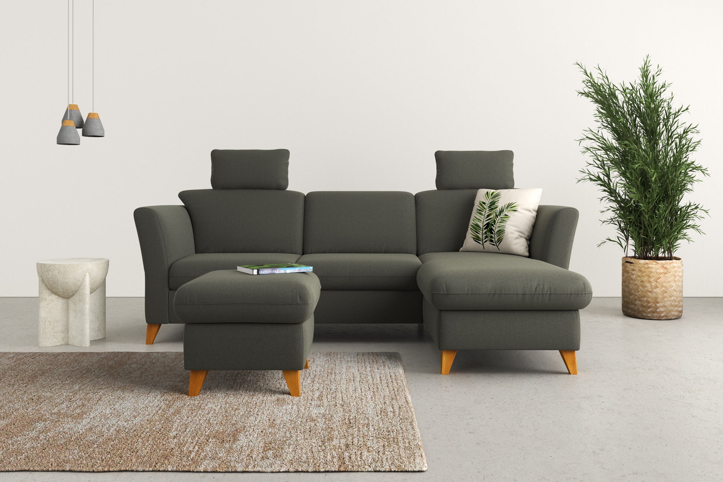 Home affaire Polsterhocker »Trelleborg«, passend zur Serie "Trelleborg", incl. Stauraum