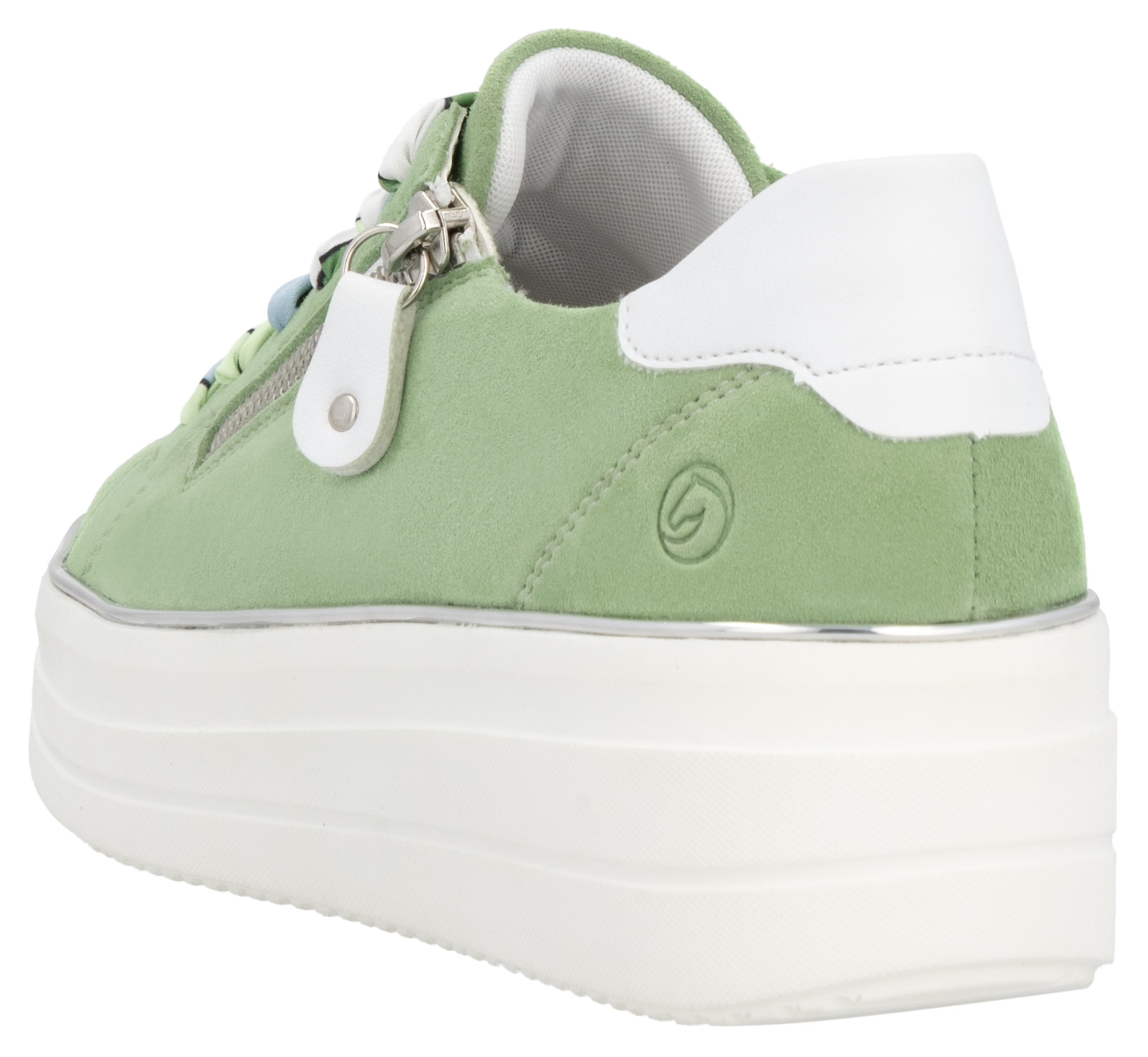 Remonte Plateausneaker, Freizeitschuh, Halbschuh, Schnürschuh mit seitlichem Reißverschluss