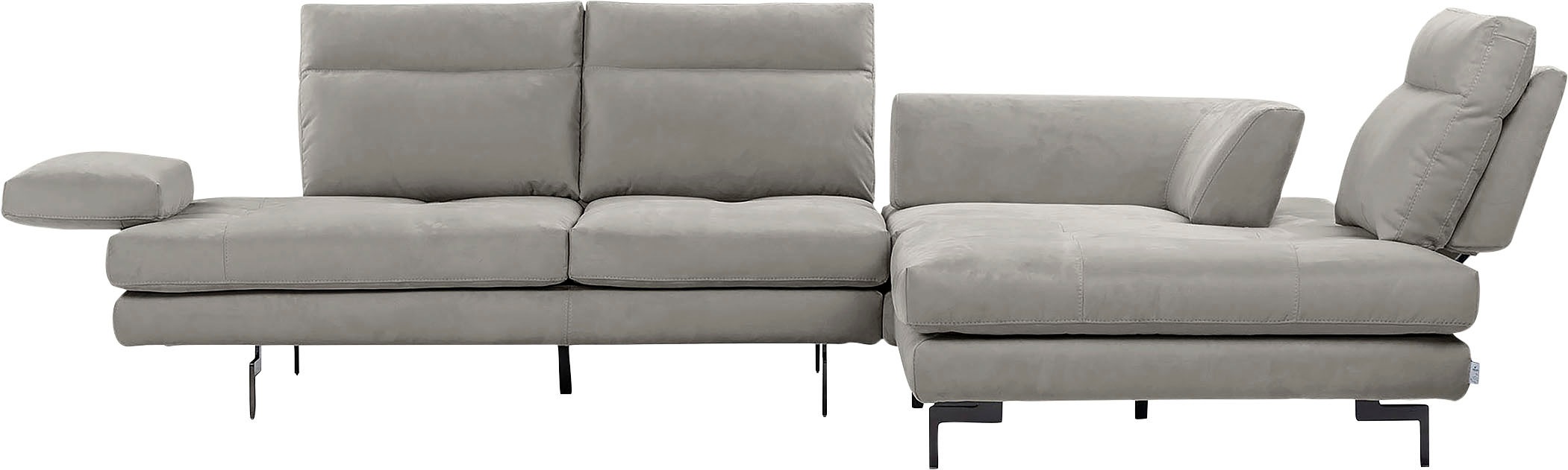 CALIA ITALIA Ecksofa "Toby Wing, Komfortsofa mit Sitzkomfort der Extraklass günstig online kaufen
