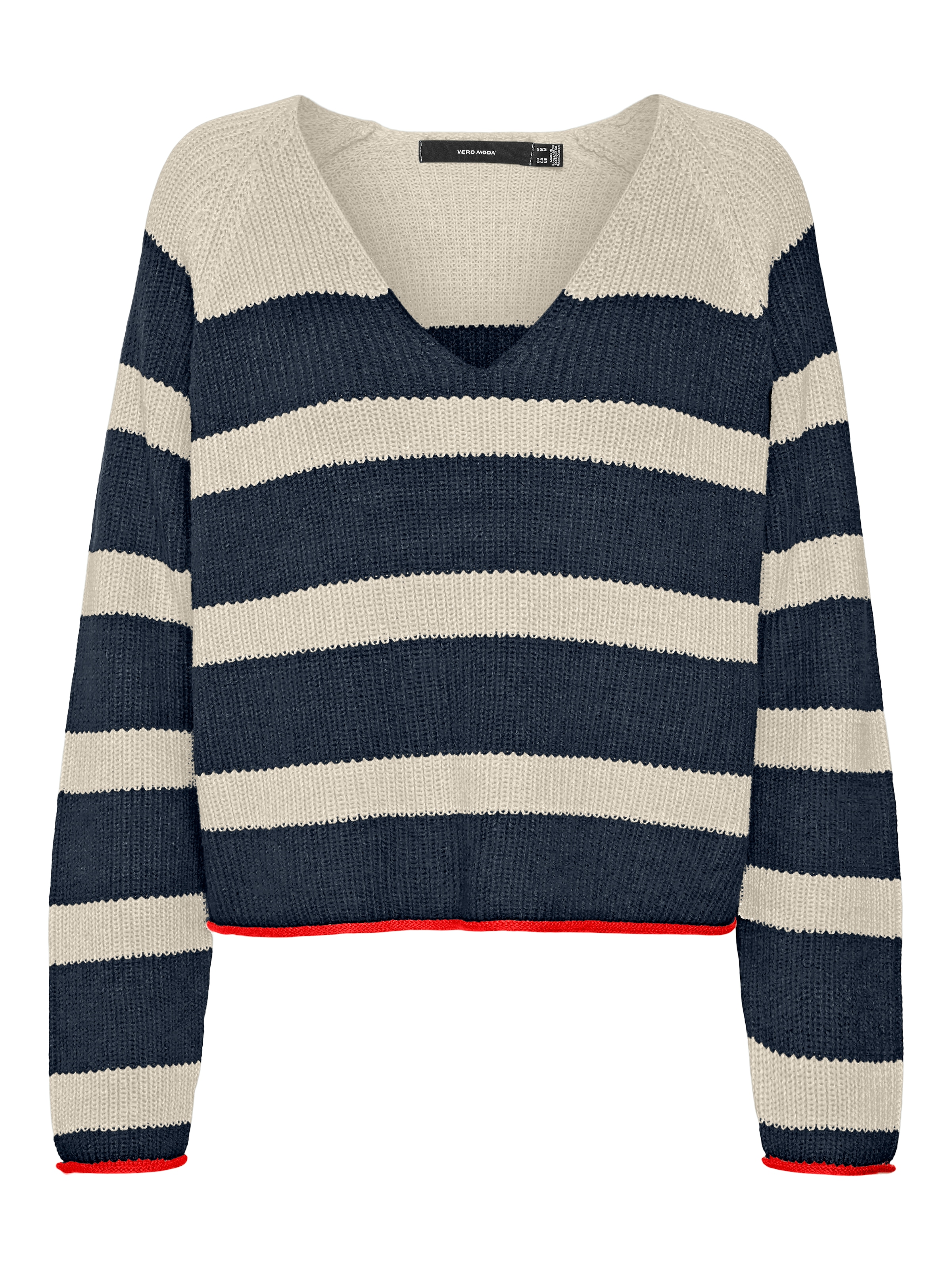 Vero Moda V-Ausschnitt-Pullover »VMFABULOUS LS V...