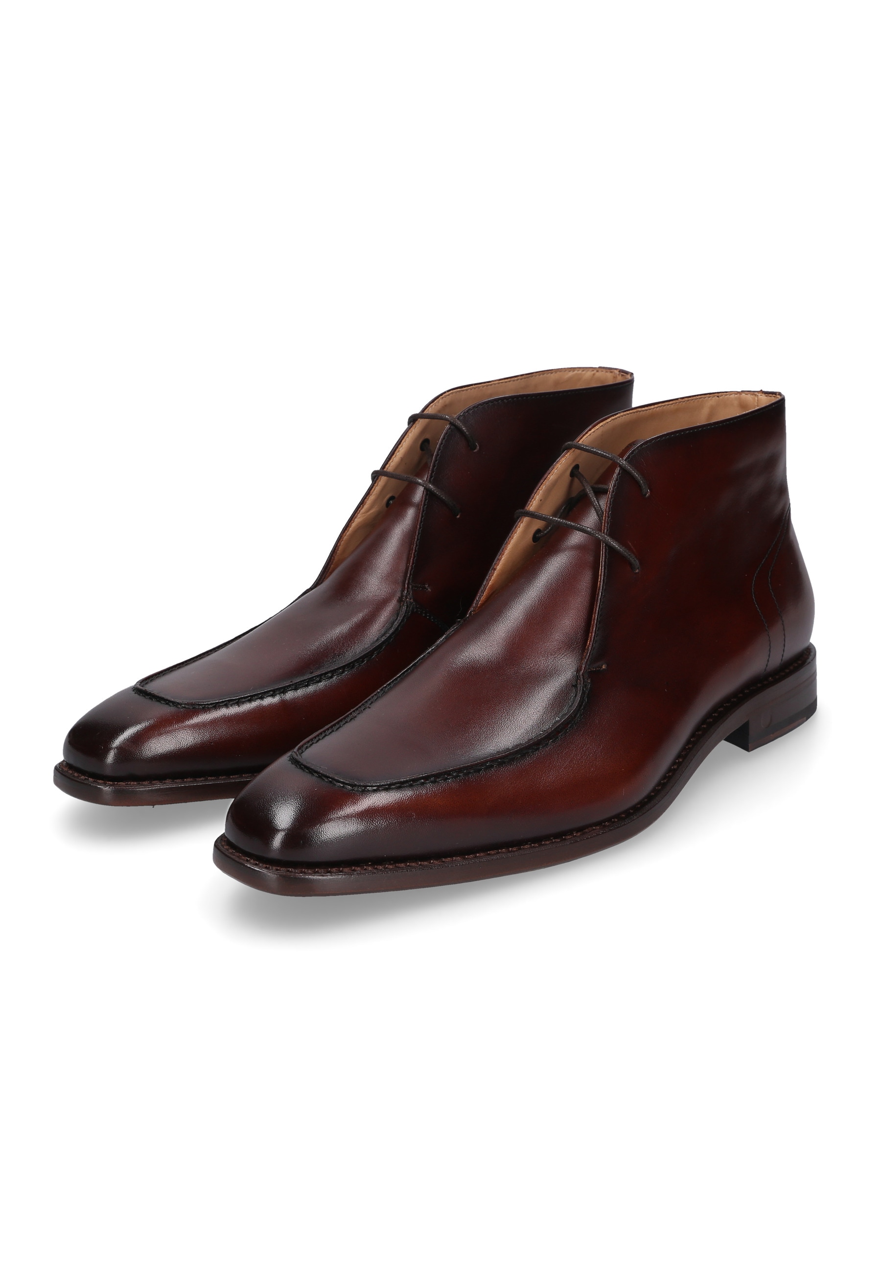 Henry Stevens Schnürboots »Liam NGB«, Herren Halbschuh Schnürboots hangefertigt, Lederschuh
