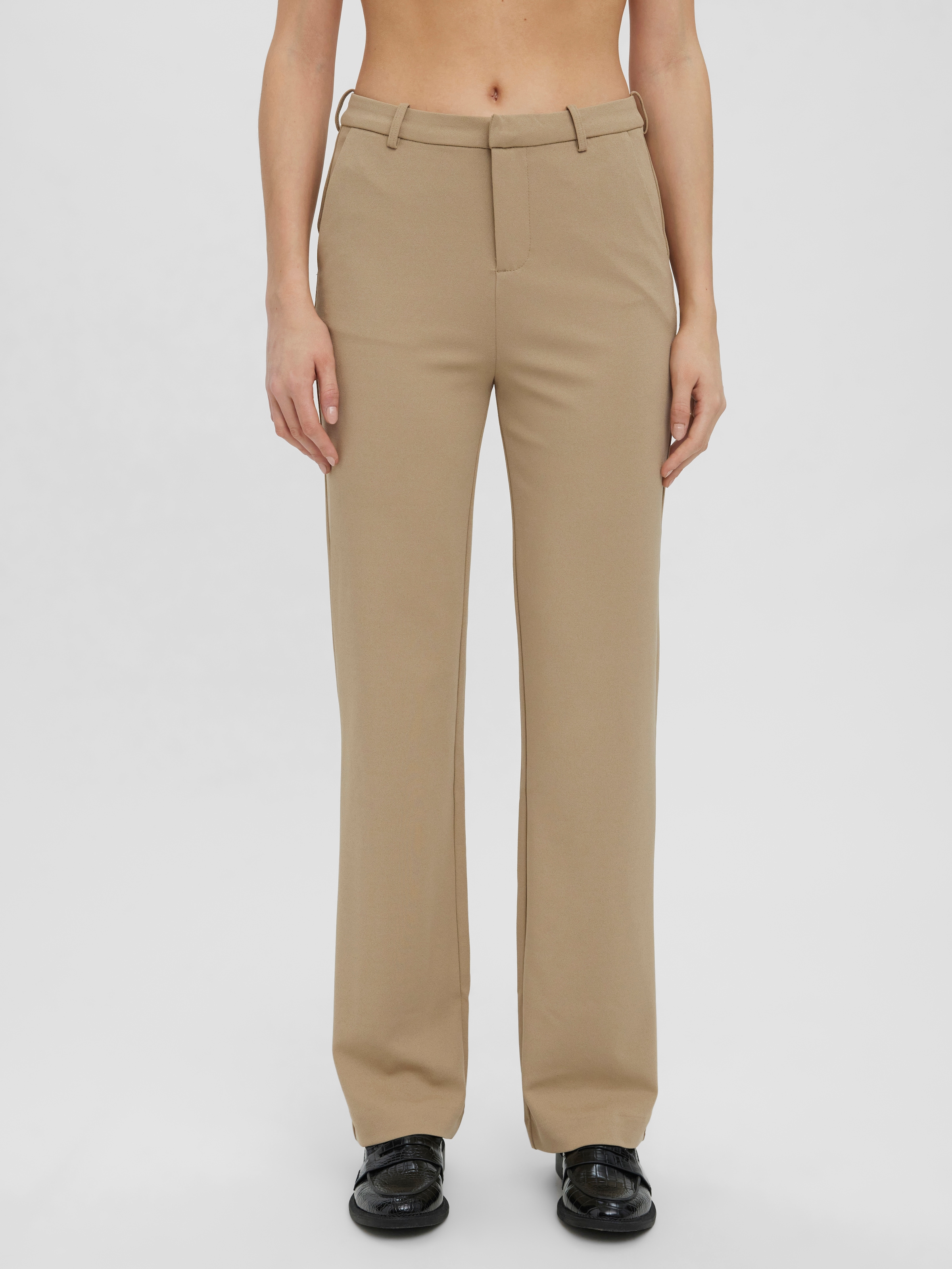 Vero Moda Anzughose »VMZAMIRA MW SLIM STRAIGHT PANT NOOS«  mit Gürtelschlaufen