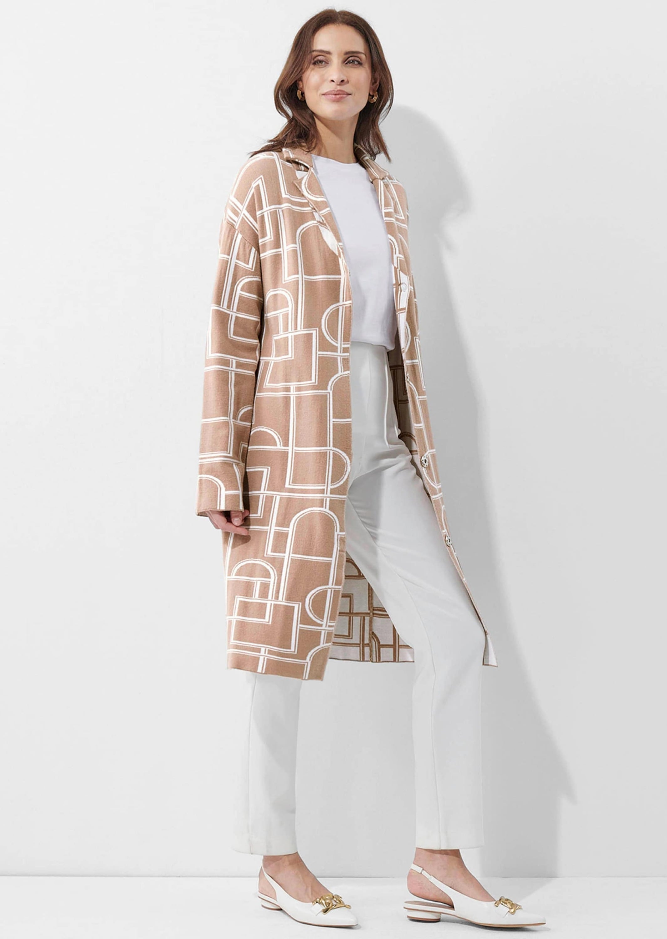 Alba Moda Langmantel »Strickmantel Strickmantel«