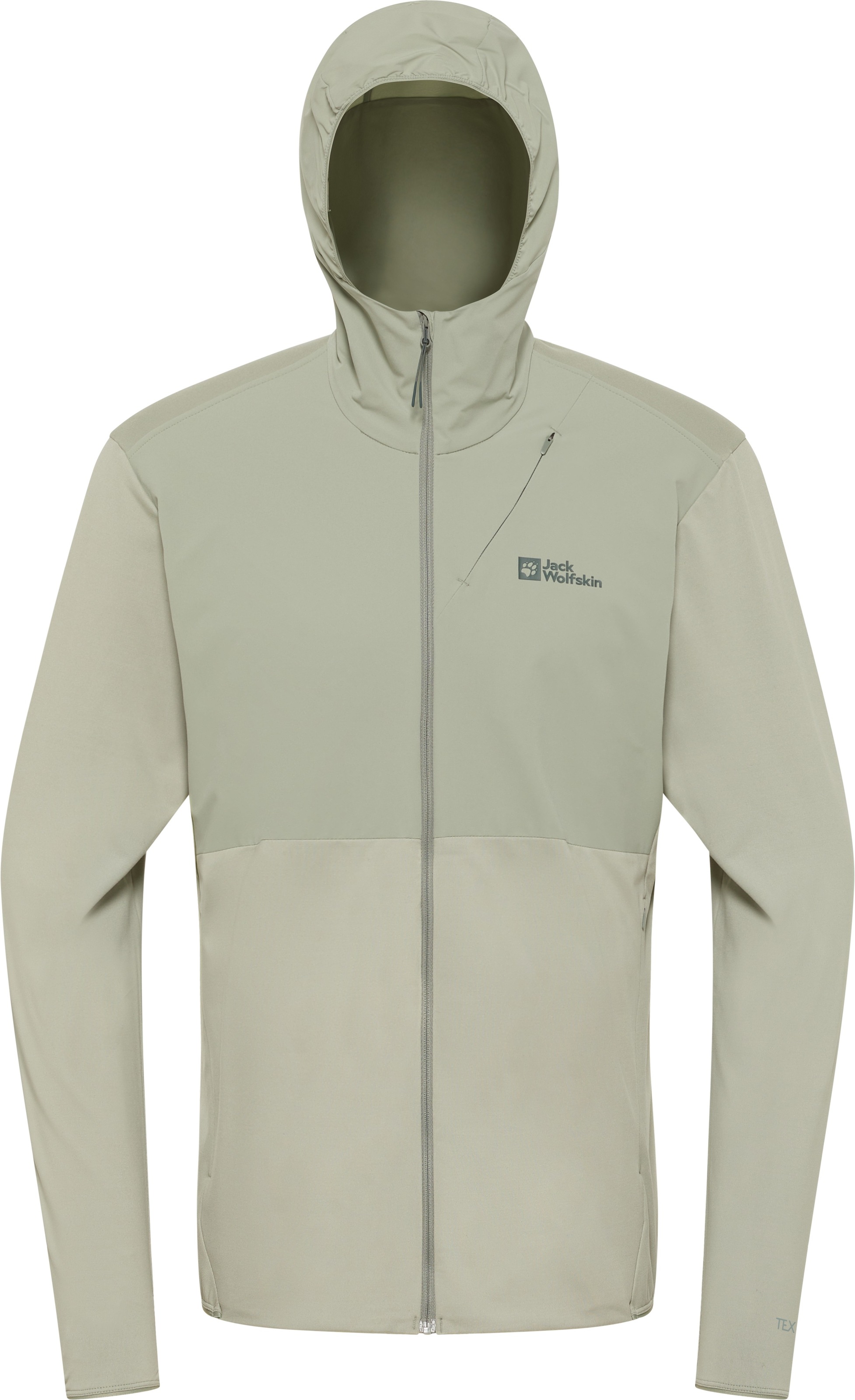 Jack Wolfskin Kapuzenfleecejacke »PRELIGHT TRAIL HOODY M«, mit Kapuze