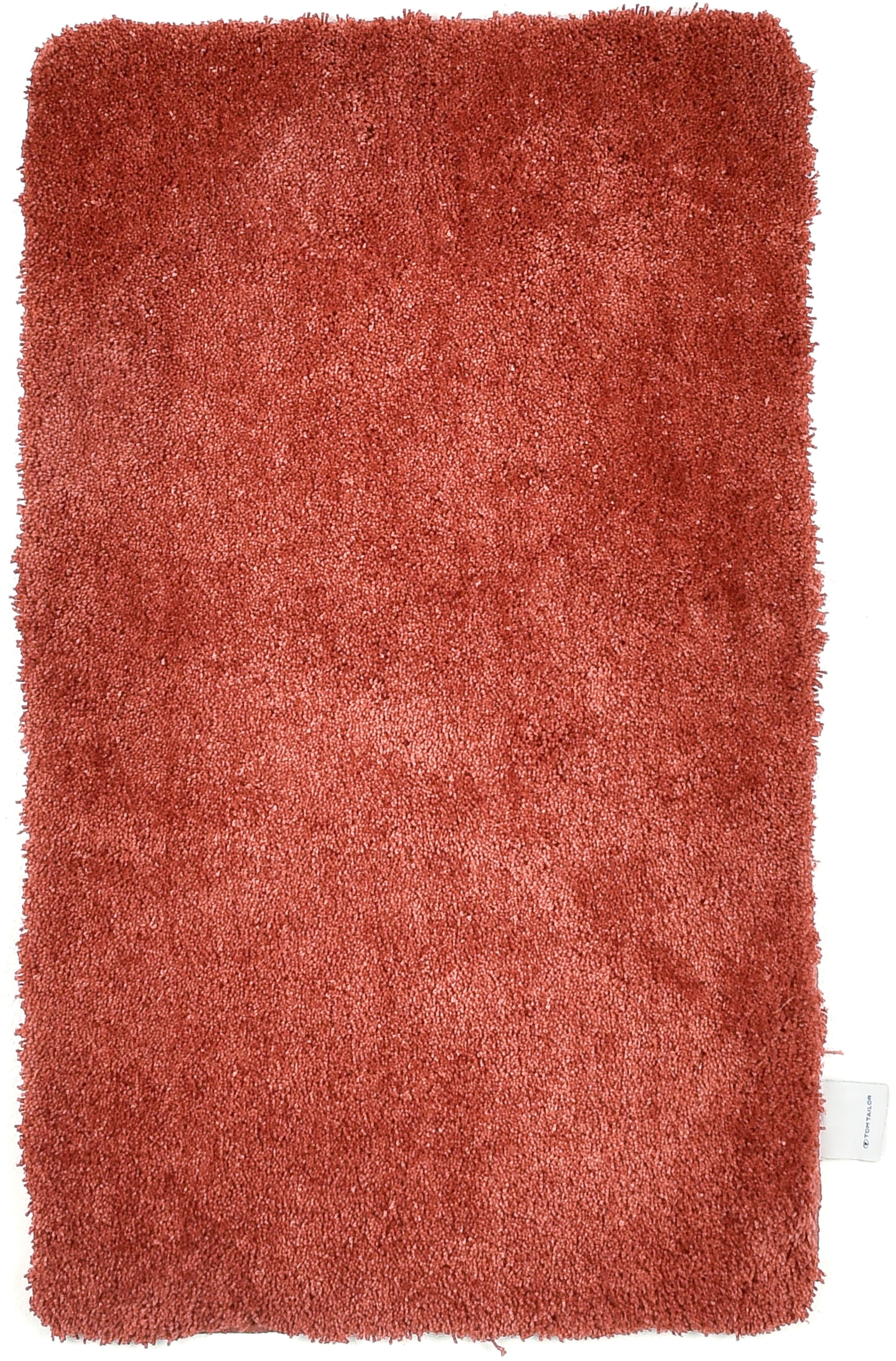 TOM TAILOR HOME Badematte »Cozy Bath UNI«, rutschhemmend beschichtet, fußbodenheizungsgeeignet, Badteppich, Uni Farben, rechteckig, rund und oval erhältlich