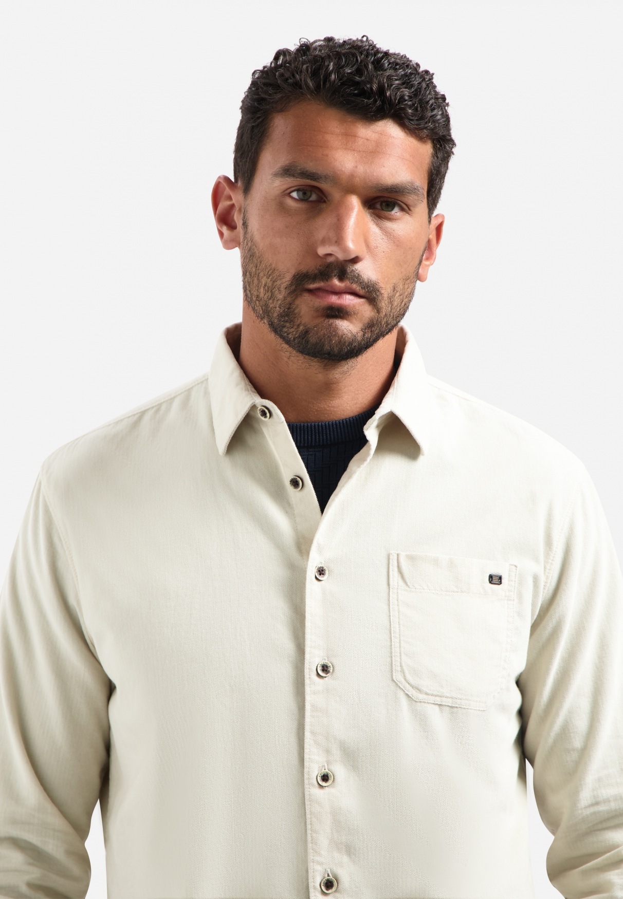 No Excess Solid Fine Cord Shirt Kit 3XL 3