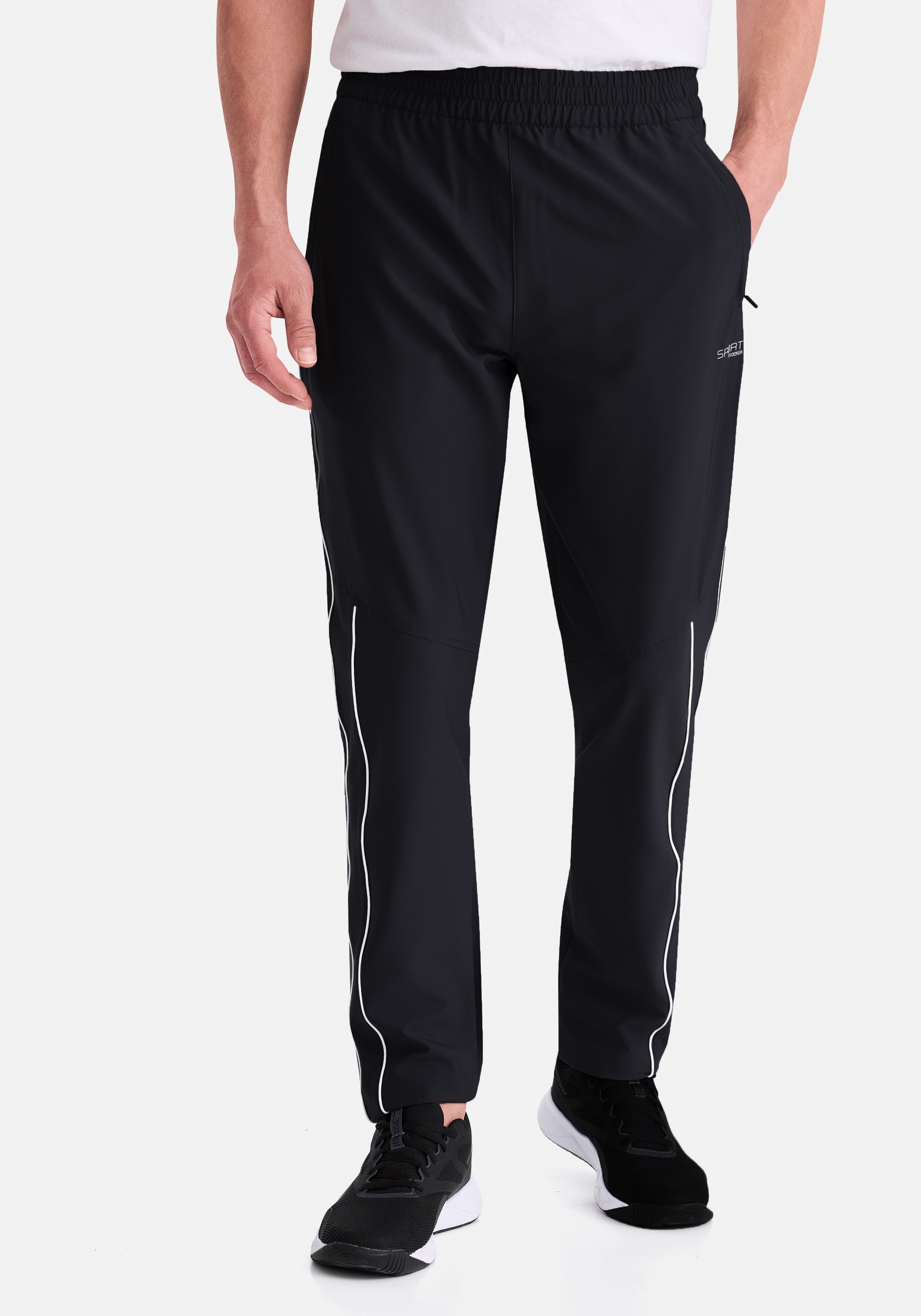 Stooker Men "LUKE Sport Pants" Tapered Fit Casual Funktionsstoff für Herren