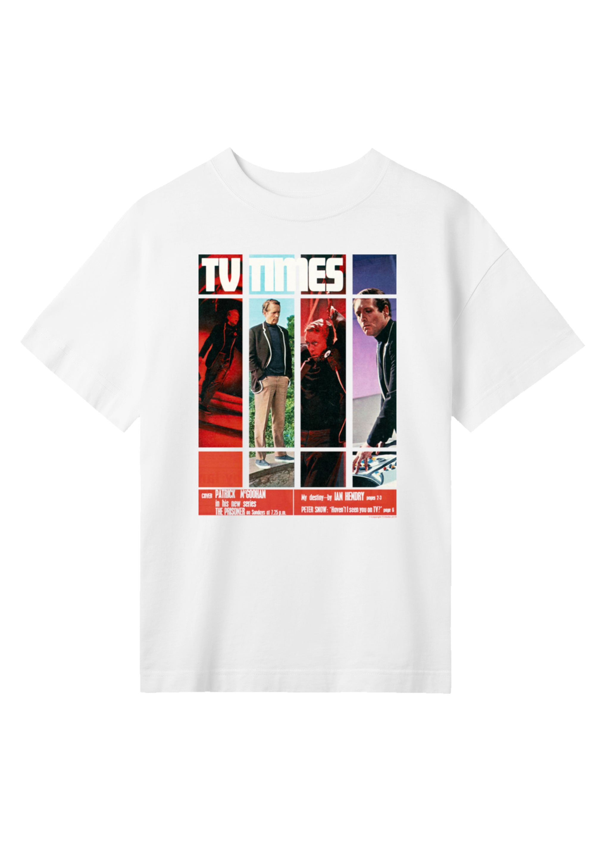 F4NT4STIC T-Shirt "TV Times Patrick McGoohan The Prisoner 1967 Cover", Prem günstig online kaufen