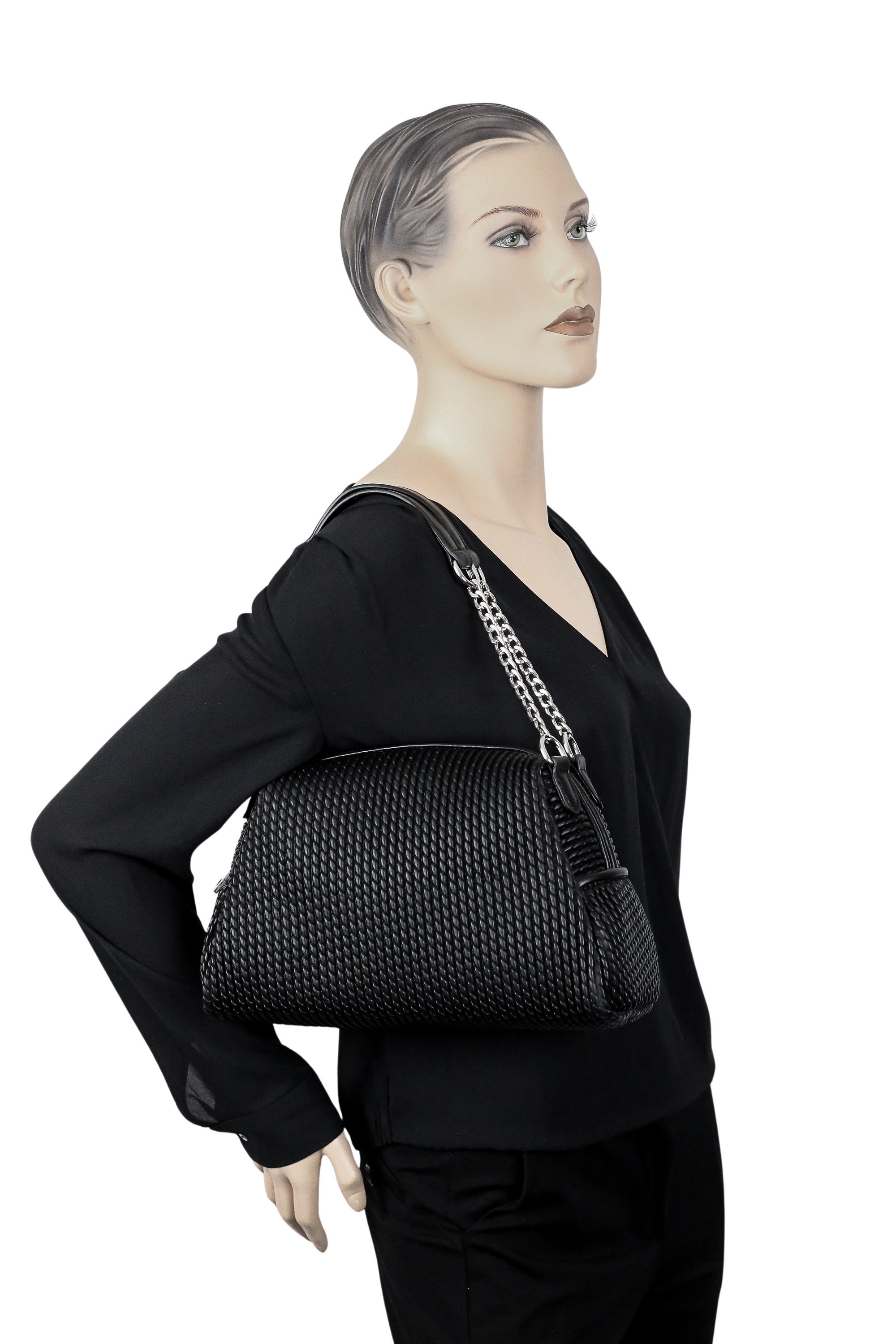 COLLEZIONE ALESSANDRO Schultertasche »Audrey«, elegante Tasche in modischem Material