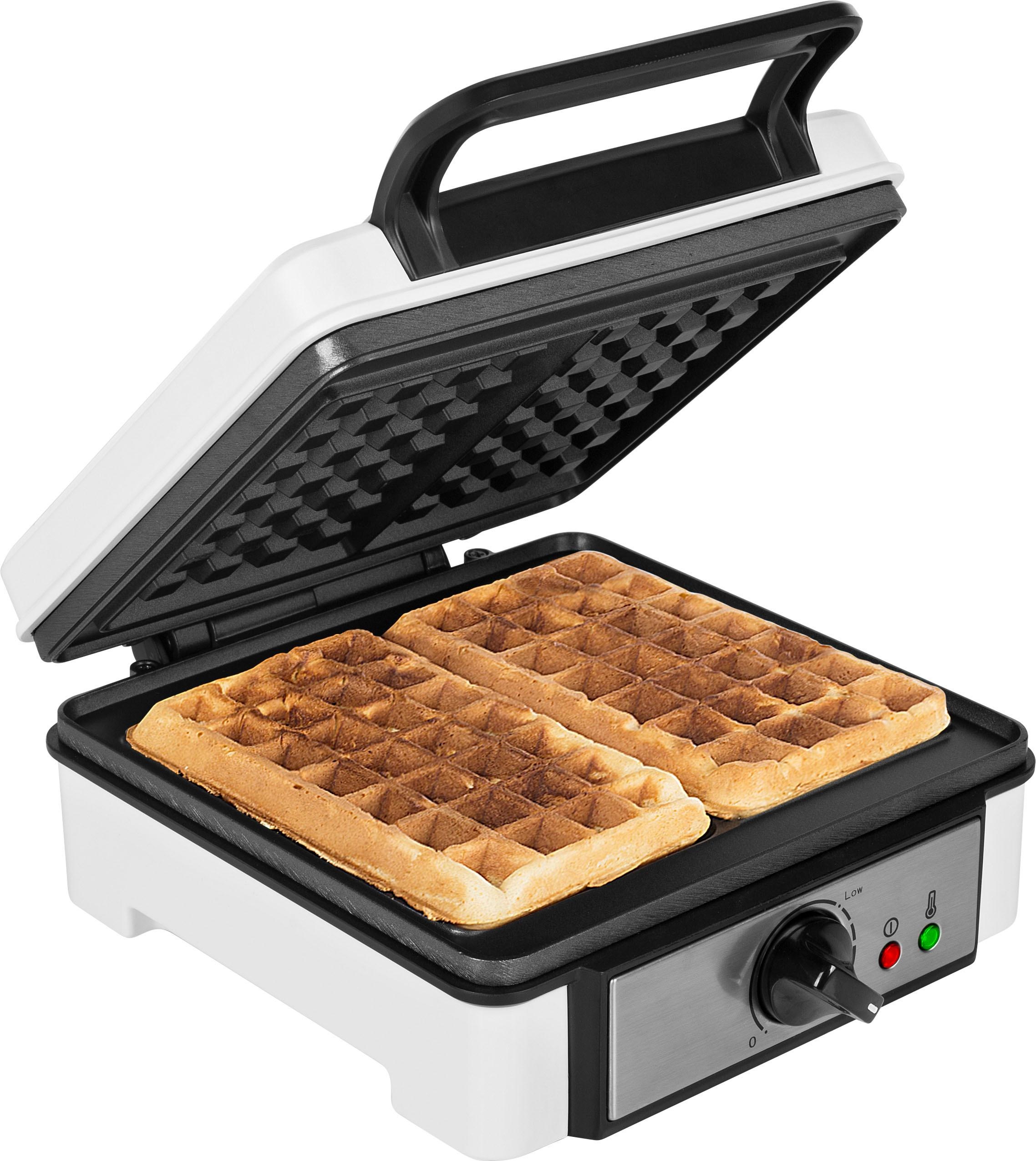 PRINCESS Waffeleisen "132397", 1200 W, mit Antihaftbeschichtung/ 2 Belgische Waffeln gleichzeitig