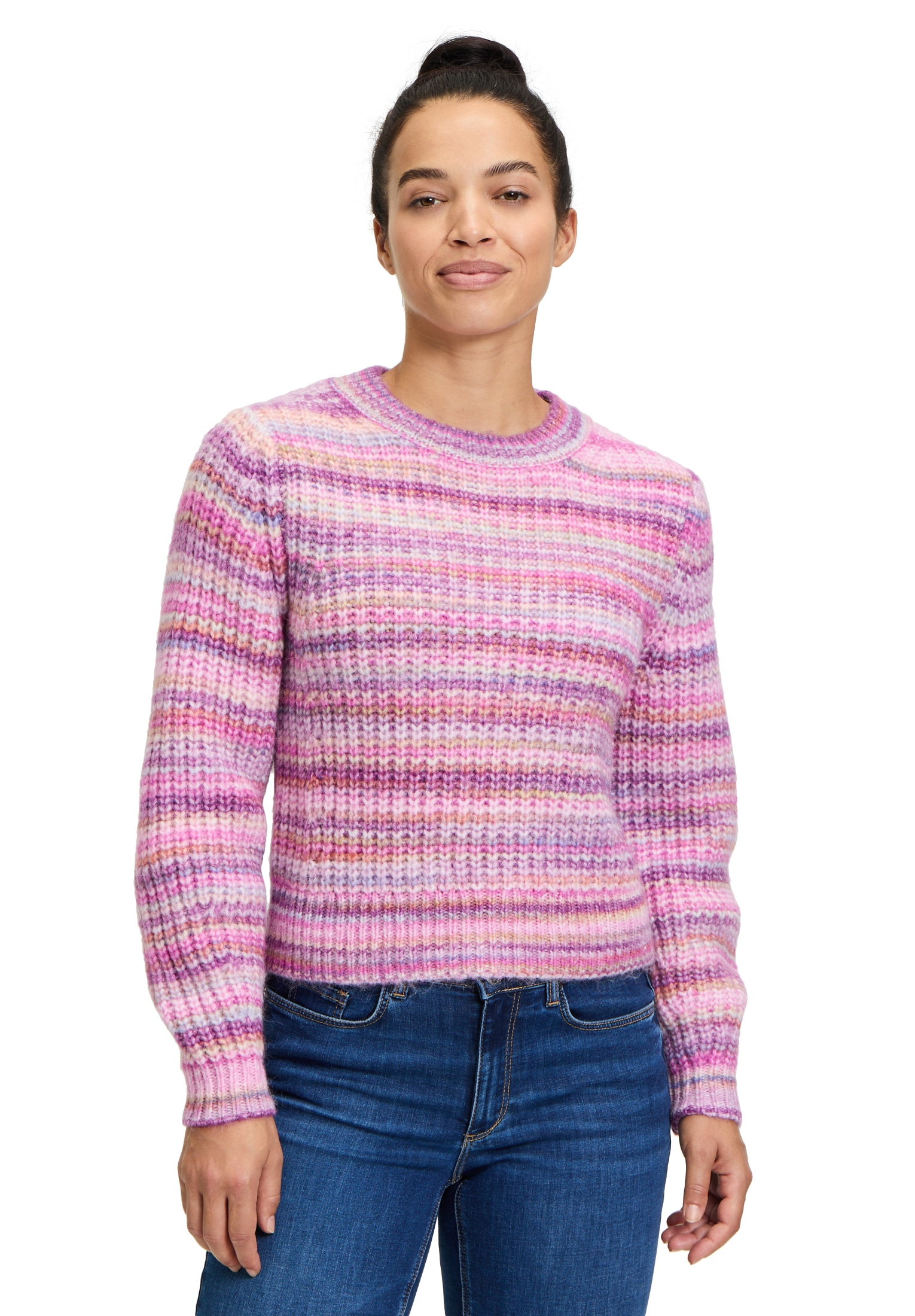 Betty&Co Strickpullover "Damen Strickpullover mit Effektgarn", 1 Stk. Struk günstig online kaufen