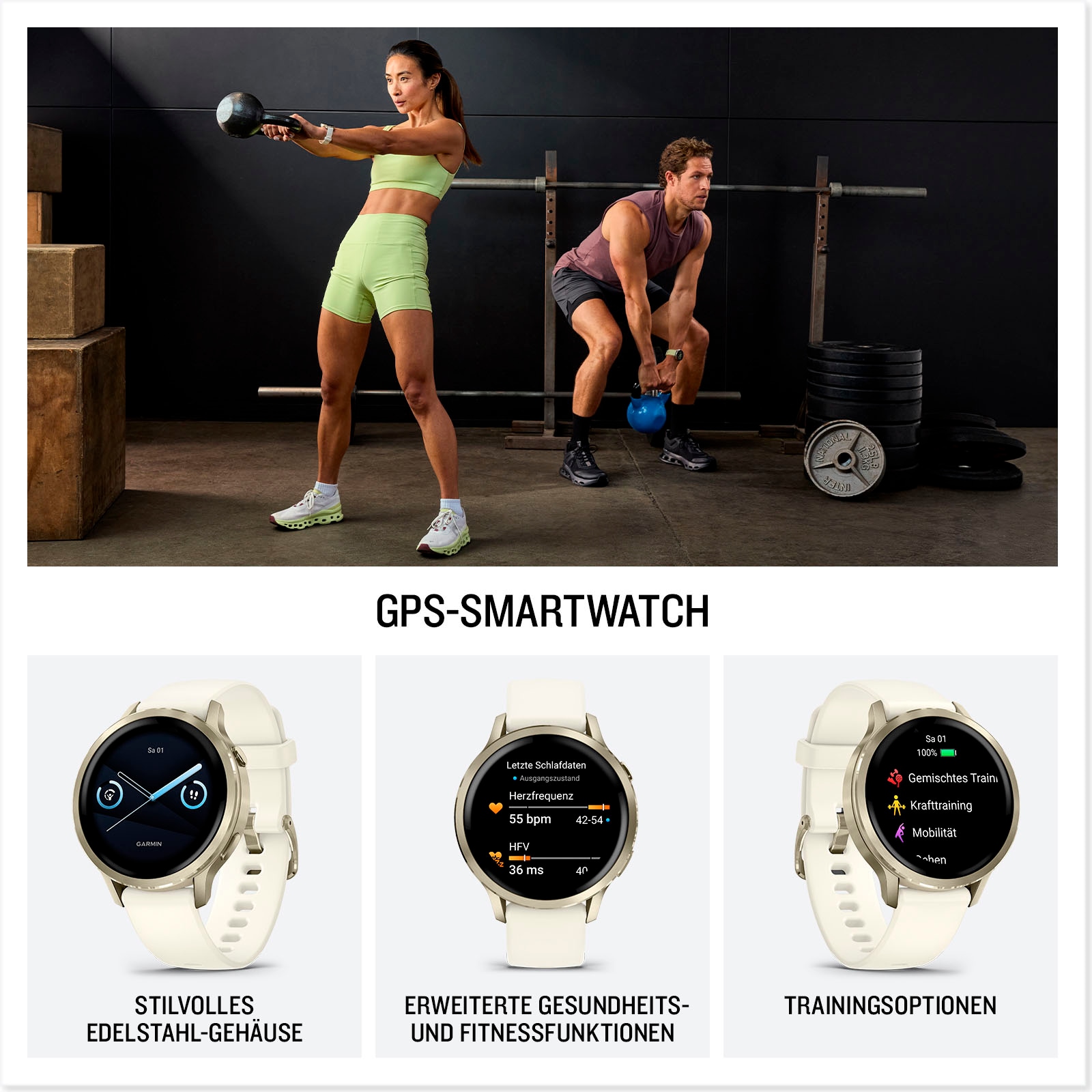 Garmin Smartwatch »Venu 4« (3,04 cm / 1,2 ″) Garmin