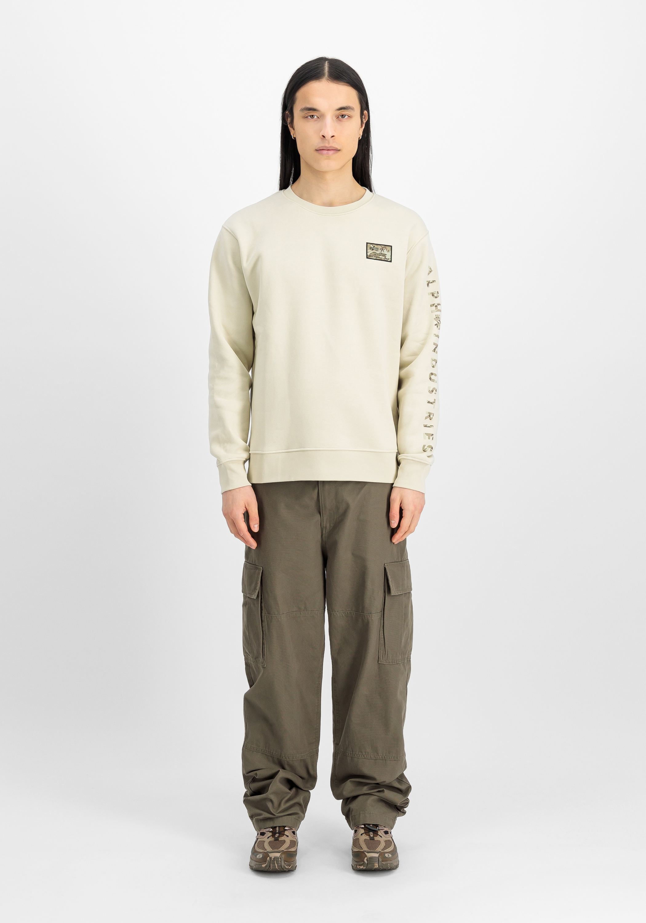 Alpha Industries Sweater »Camo Sleeve Sweatshirt«