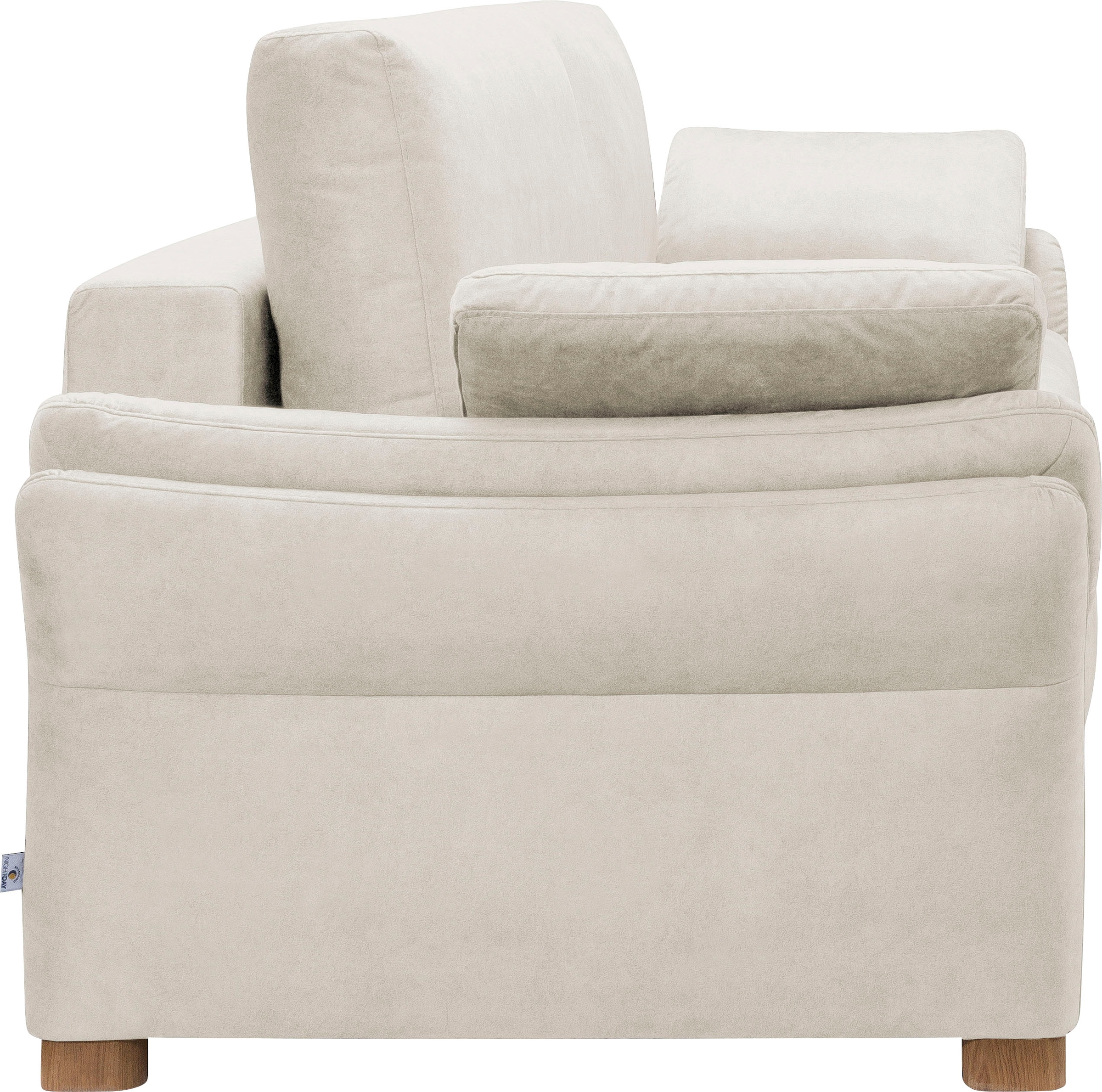 exxpo - sofa fashion 3-Sitzer »hochwertiger Sitzaufbau für hohen Sitzkomfort, bequeme Armlehnen«, inkl. Boxspring/Federkern-Polsterung, Bettfunktion und Bettkasten