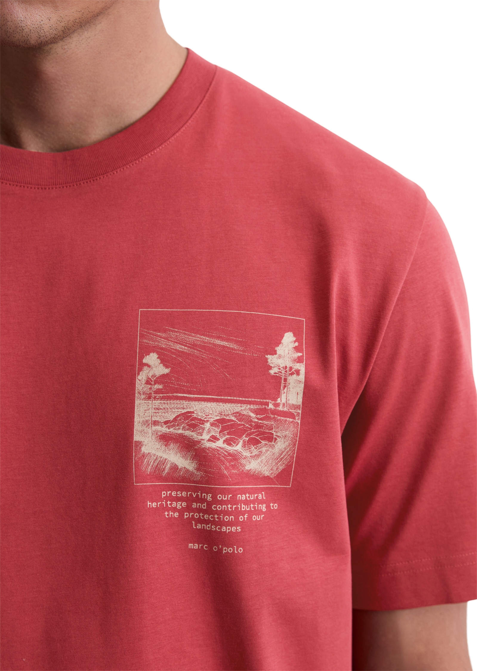 Marc O'Polo T-Shirt »mit Nature-Print«