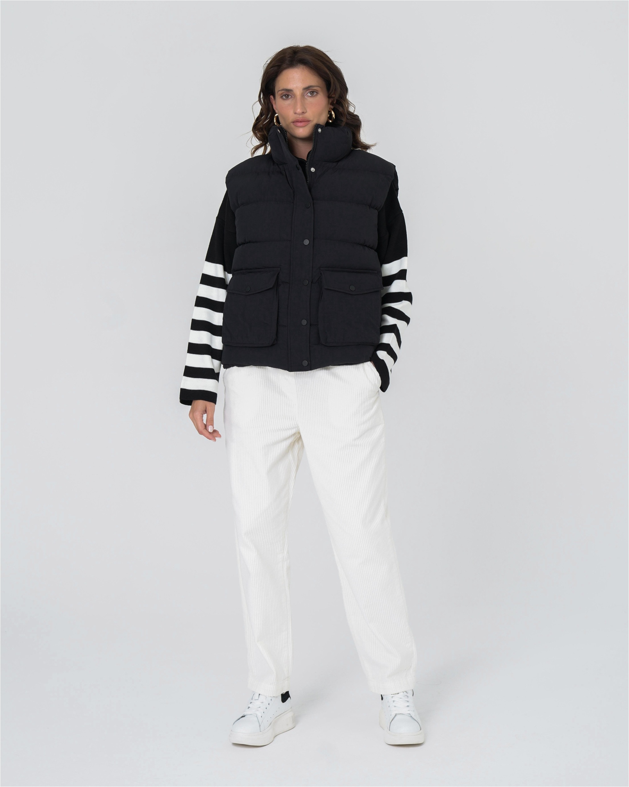 freshlions Steppweste »Fabiana«, mit Pattentaschen