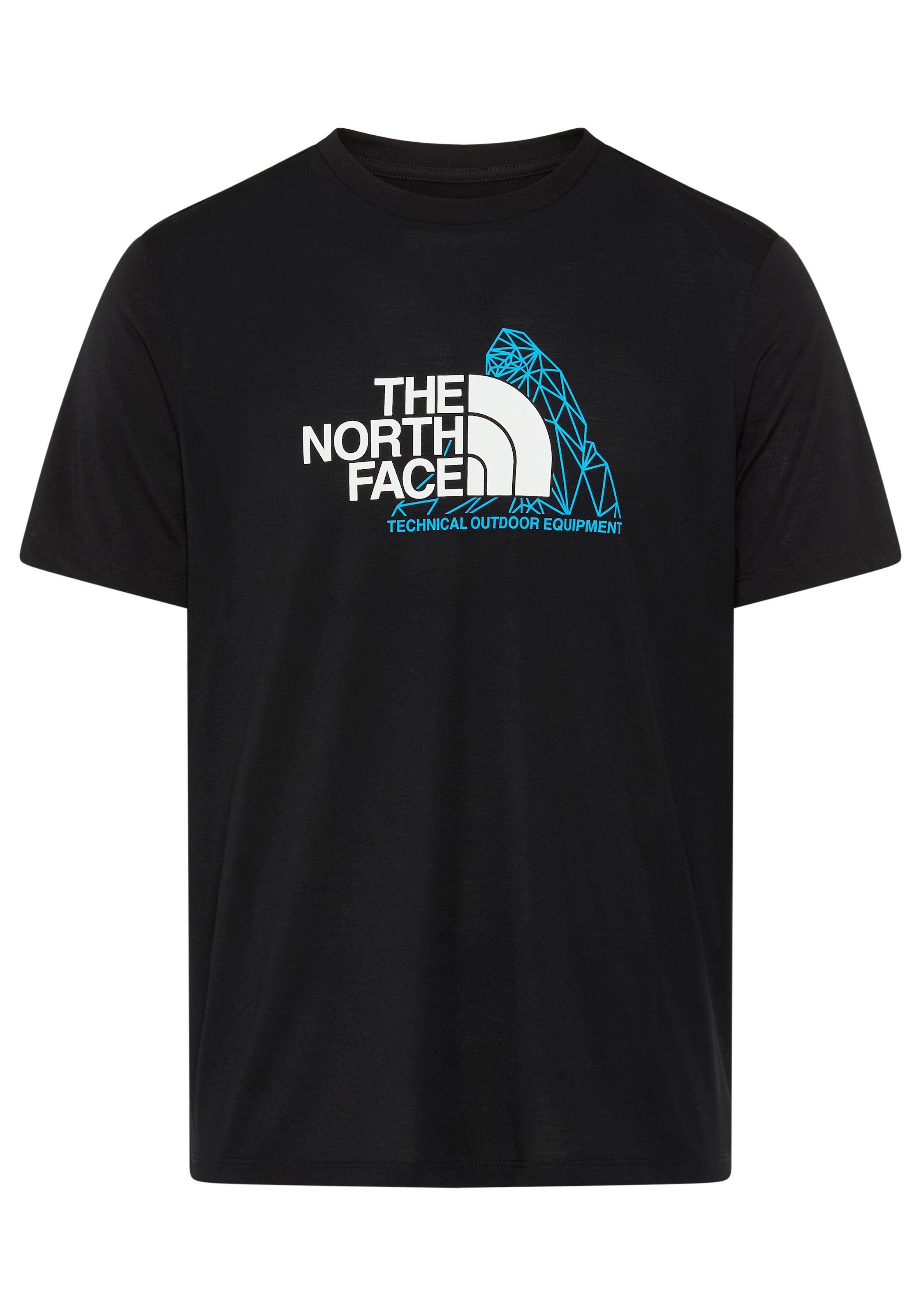 The North Face T-Shirt »M MOUNTAIN FOUNDATION SS TEE-GRAPHIC«, (1 tlg.)