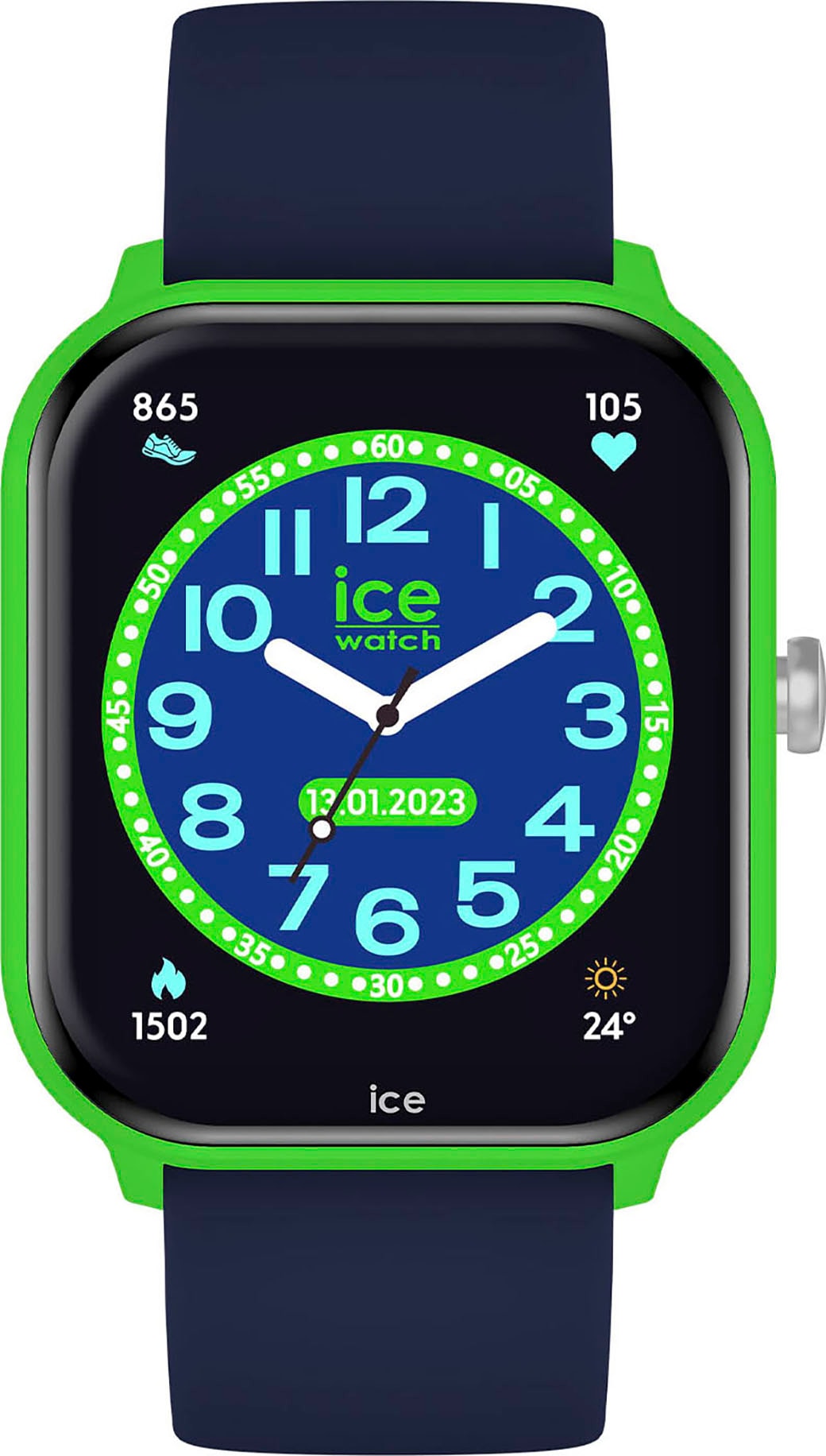 Smartwatch »ICE smart junior 2.0«, Armbanduhr, Jungenuhr, Kinder, Silikonarmband,...