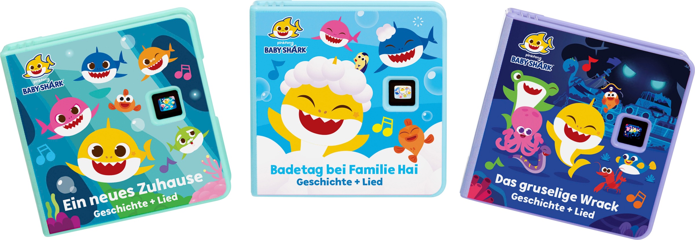 Little Tikes® Hörspielkassette »Story Dream Machine, Großer Hai, Kleiner Hai Familien-Kollektion« passend für Story Dream Machine