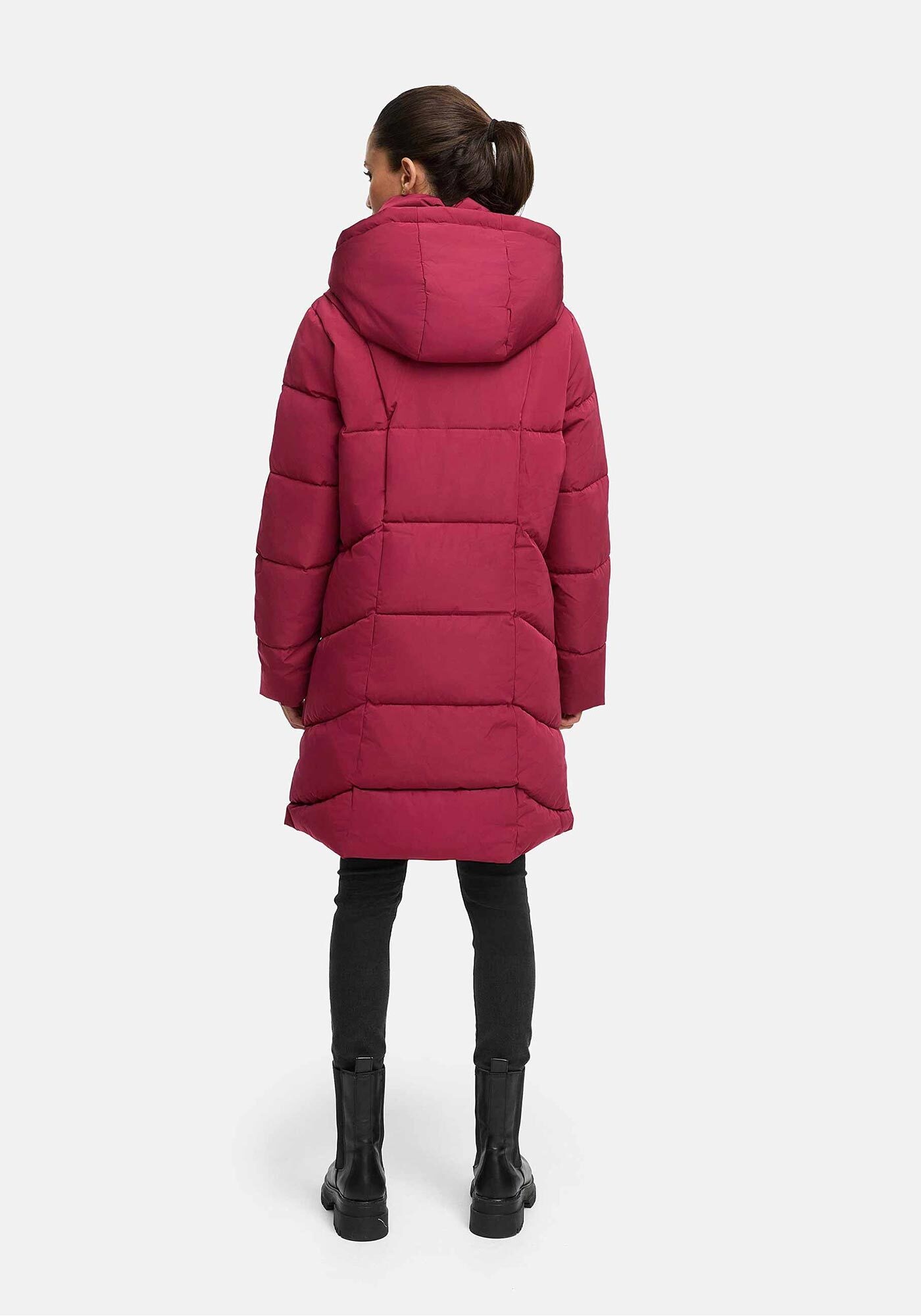 Marikoo Winterjacke »Virenaa«, mit extra hohem Kragen und warmem Fleecefutter