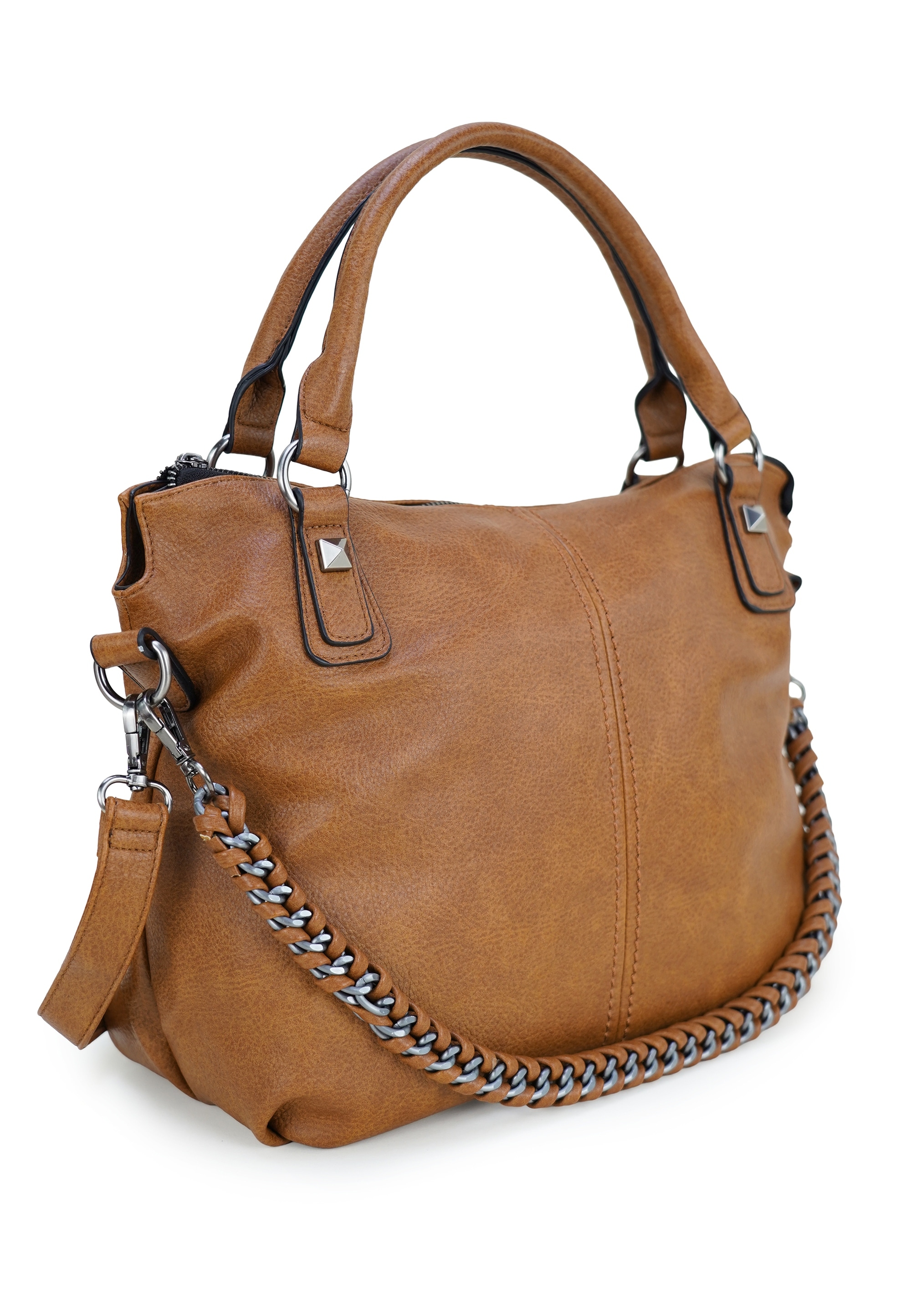 Harpa Schultertasche »MAXX« mit dekorativer, geflochtener Kette