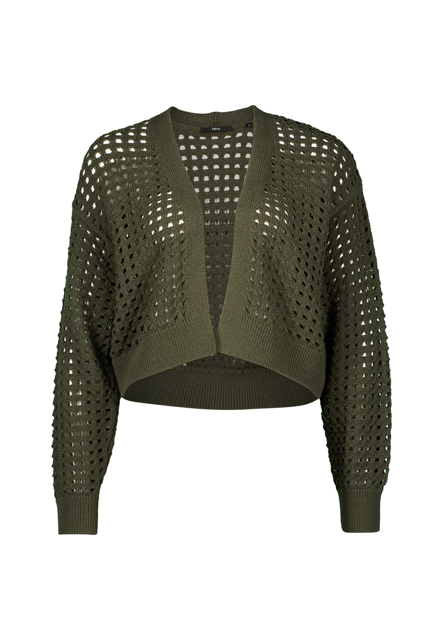 Zero Strickjacke »zero Strickjacke mit Lochmuster«, Lochmuster