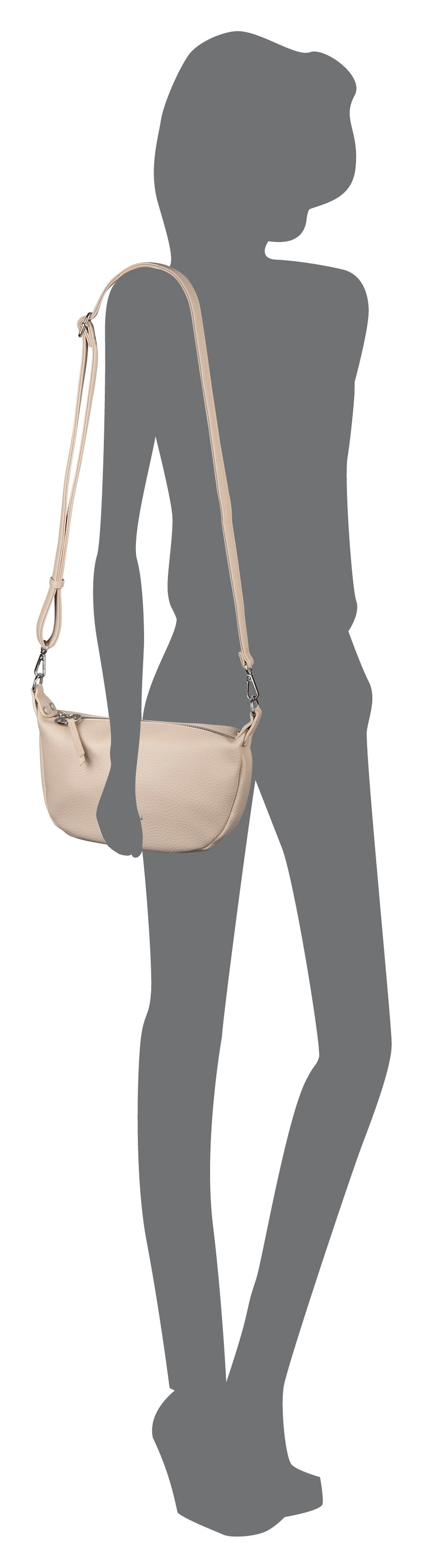 Bruno Banani Schultertasche »Amalfi«, abnehmbarer Schulterriemen Handtasche Damen in modischer Form