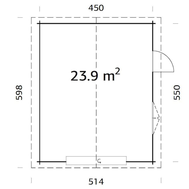 Sektionaltor, »Roger«, BAUR cm, Palmako Raten Garage BxTxH: mit 514x598x287 | naturbelassen auf