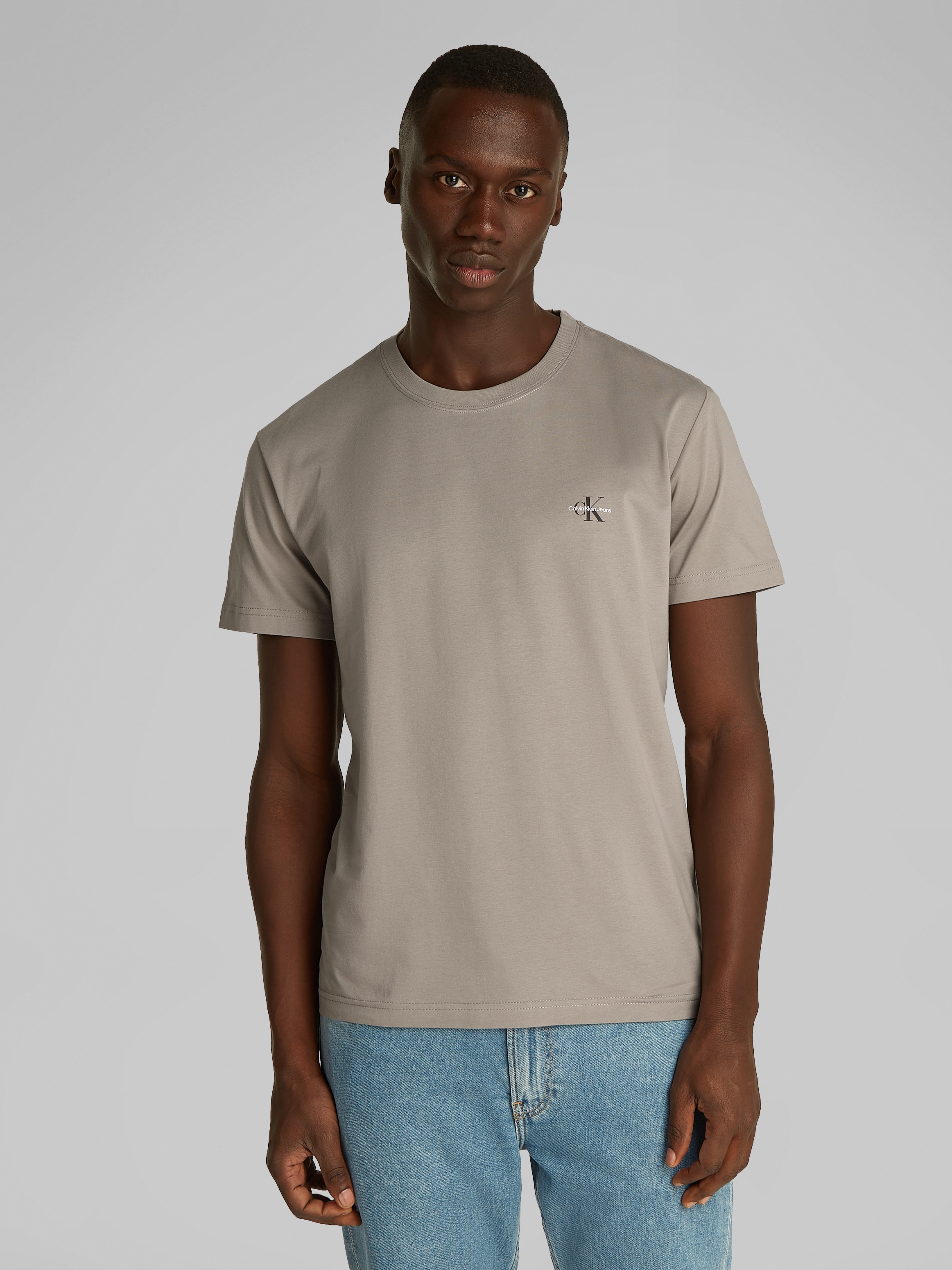 Calvin Klein Jeans T-Shirt »2 PACK MONOLOGO«, Logodruck