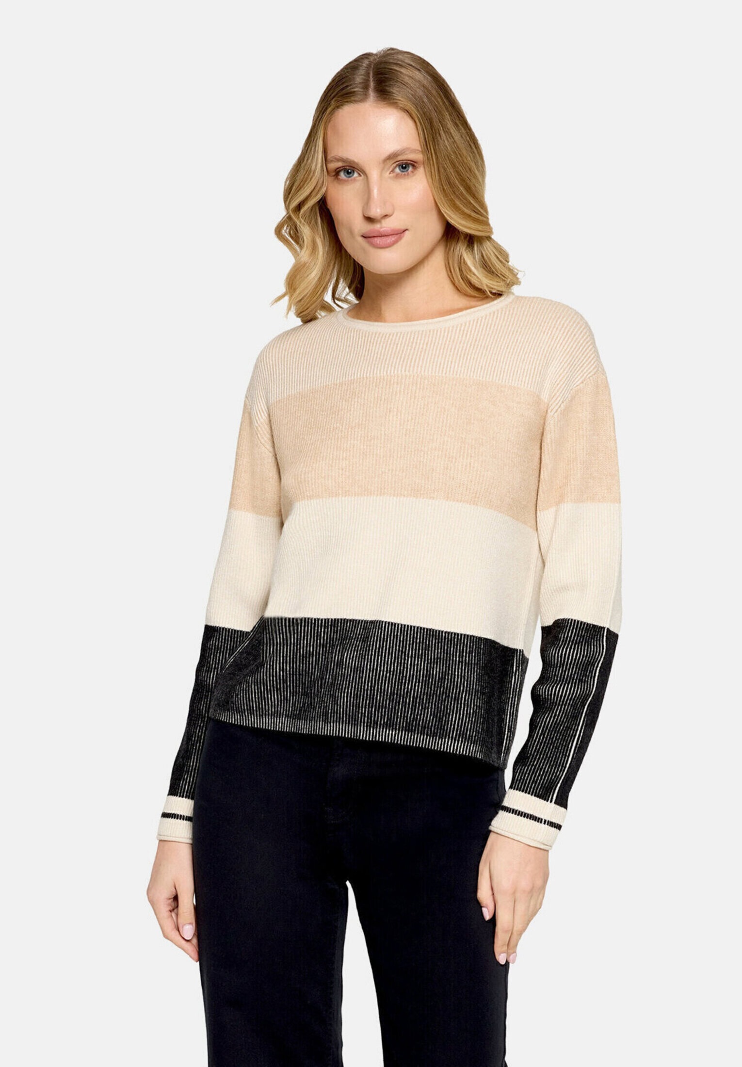 Betty Barclay Strickpullover »Damen mit Rippenstruktur« 1 tlg.