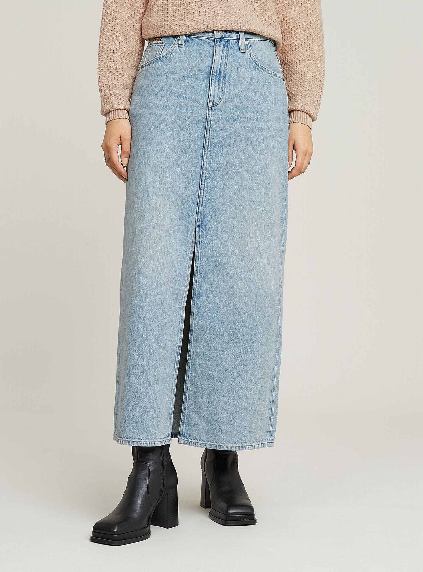 G-STAR Jeanskleid "Viktoria Long Rock" günstig online kaufen