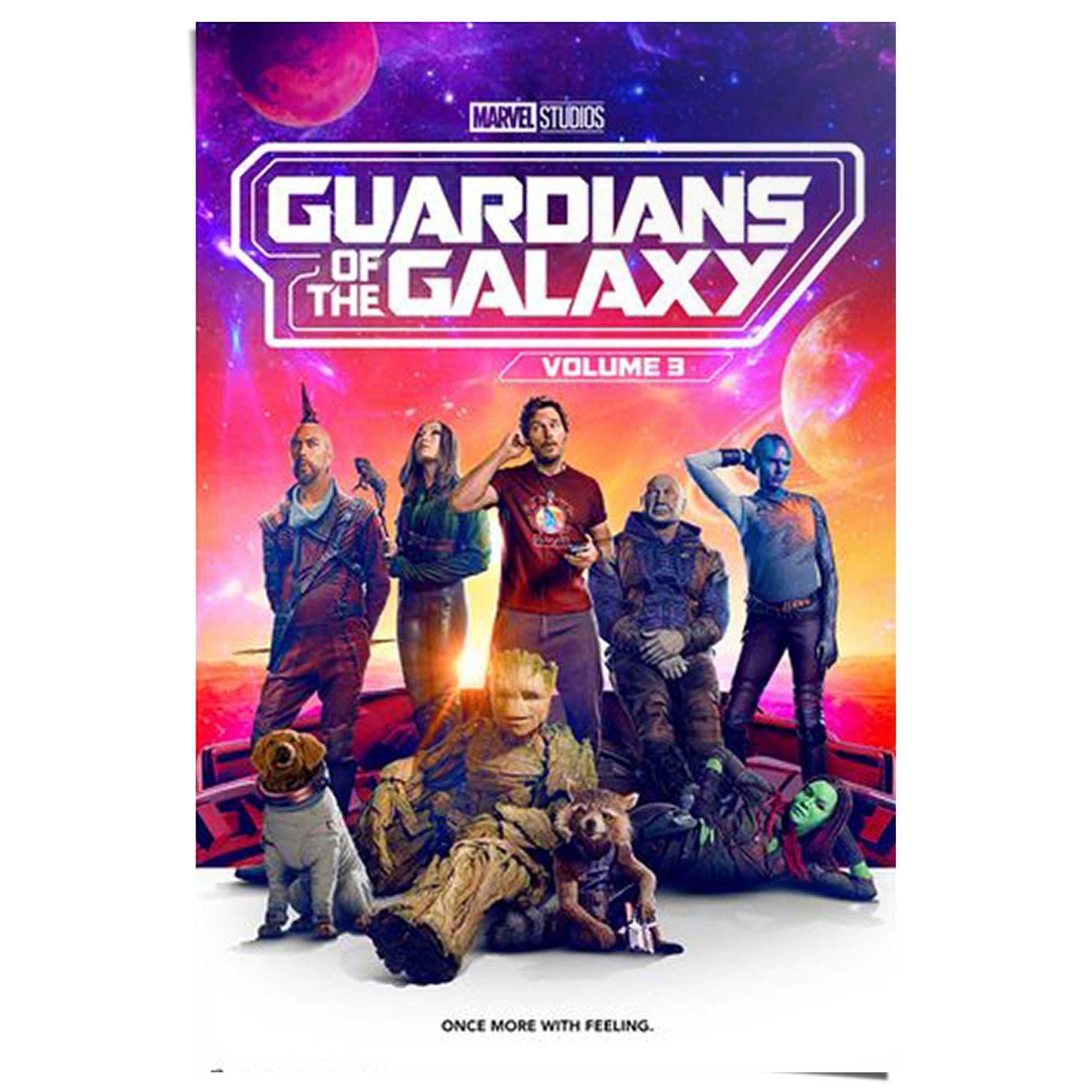 Reinders Poster "Guardians of the Galaxy - volume 3 Marvel" Teenager Zimmer günstig online kaufen