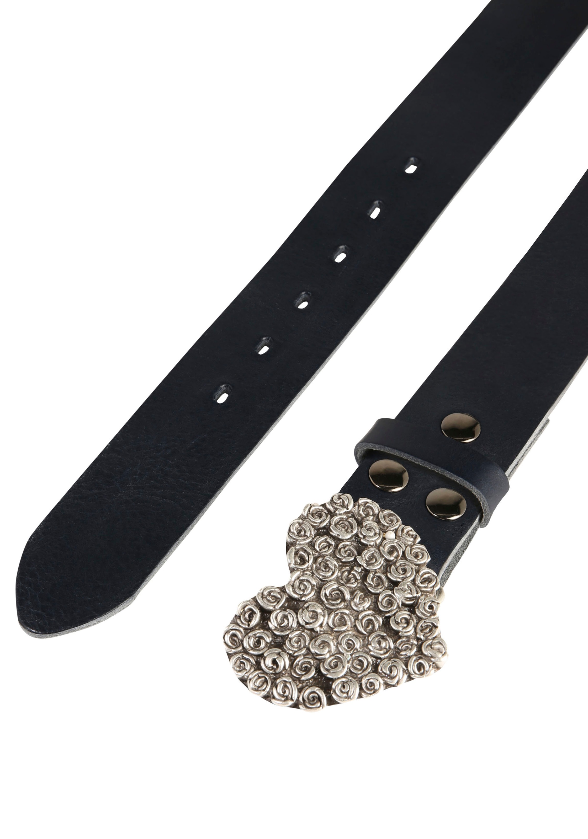 Rettungsring Gürtel Ledergürtel mit austauschbarer Schließe "Rosenherz Komp günstig online kaufen