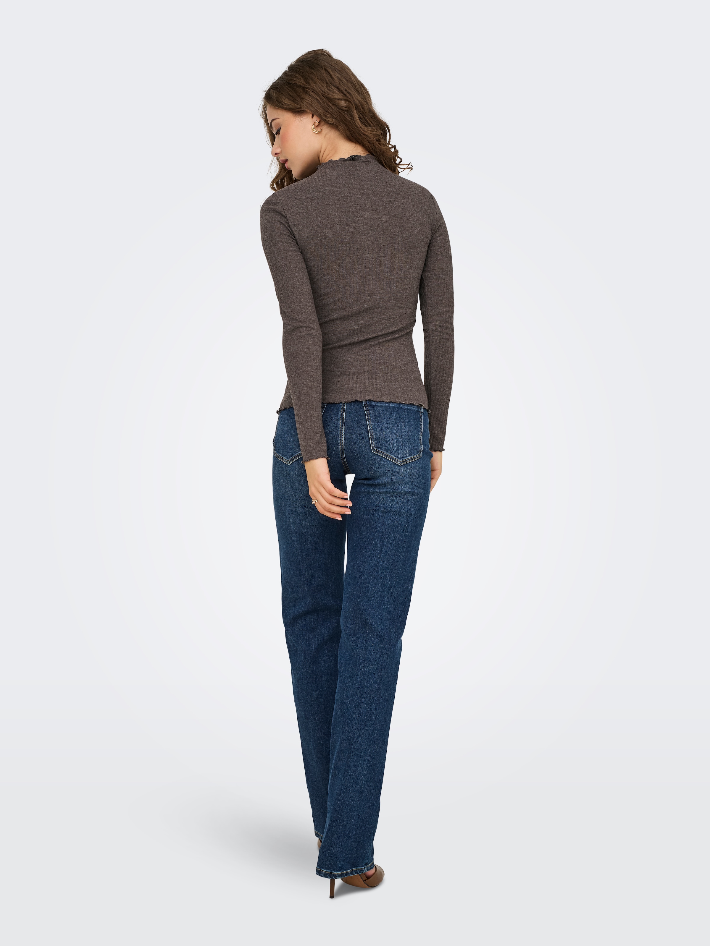 ONLY Langarmshirt »ONLEMMA L/S HIGH NECK TOP«