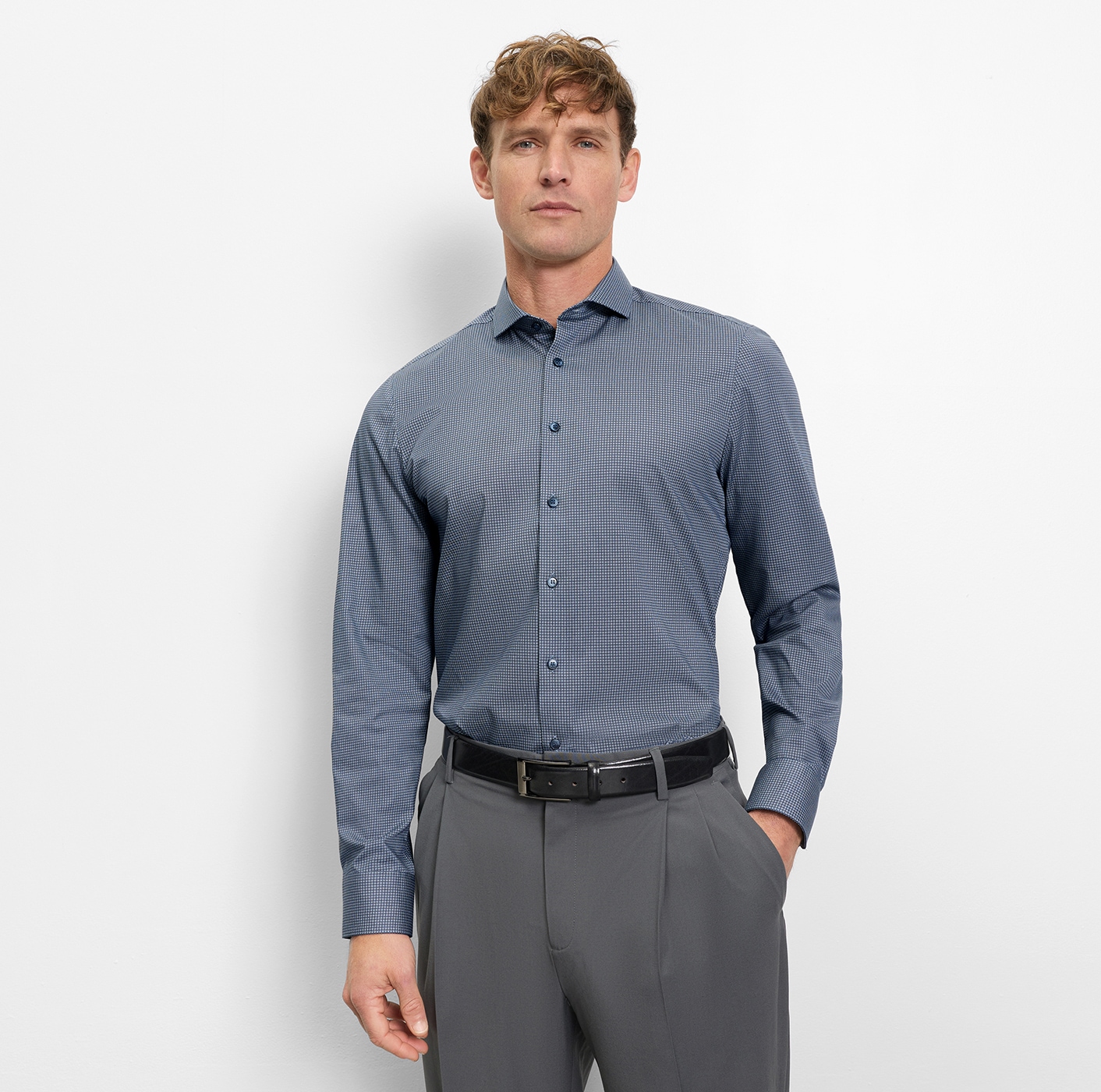 OLYMP Langarmhemd "Level Five" Businesshemd, body fit, Haifischkragen günstig online kaufen