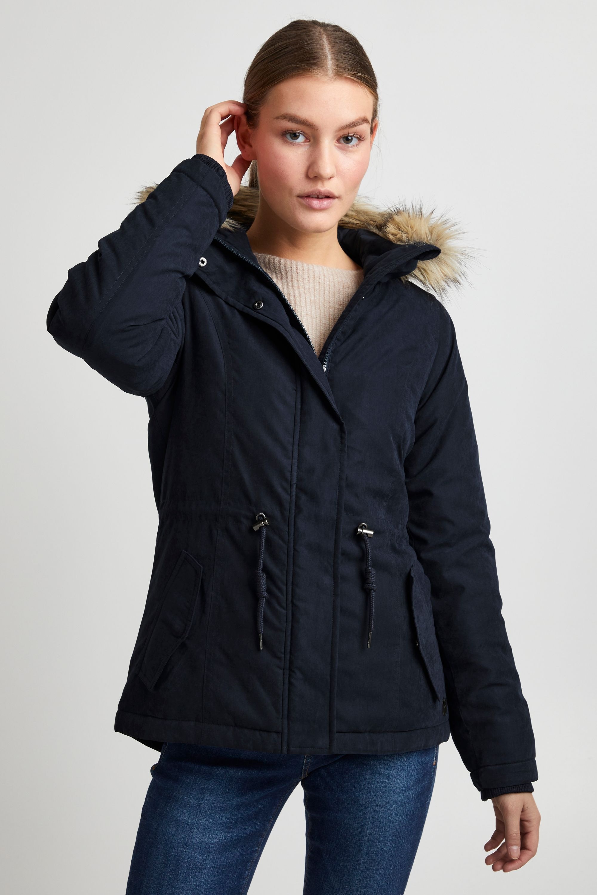 OXMO Winterjacke »Winterjacke OXLona«, mit Kapuze