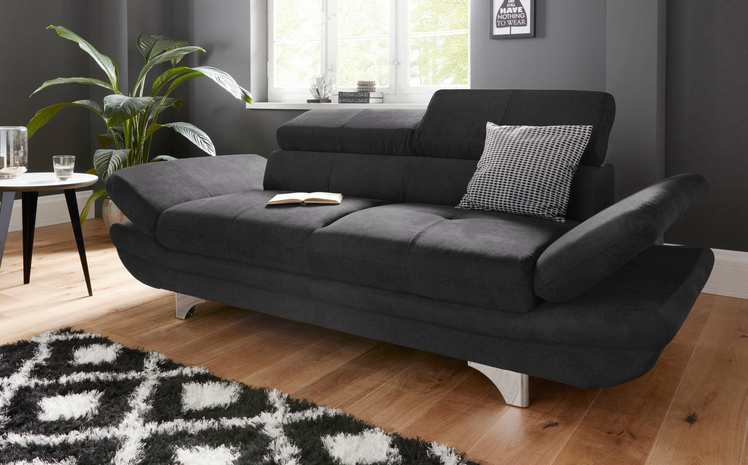 COTTA 2-Sitzer "Enterprise", Big-Sofa, mit Armteilverstellung & Kopfteilver günstig online kaufen