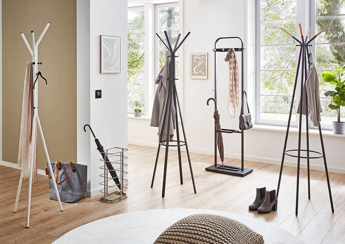 HAKU Garderobenständer »Garderobenständer« Belastbarkeit je Haken jeweils 6 kg / Belastbarkeit max: 35 kg