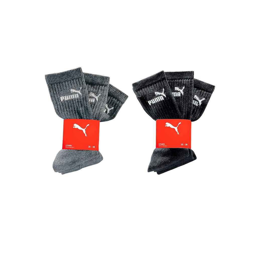 PUMA Sportsocken, (6 Paar)