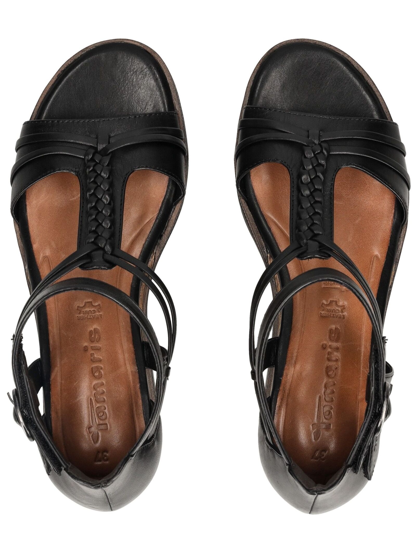 Tamaris Keilsandalette »Tamaris Sandalen Leder/Synthetik«