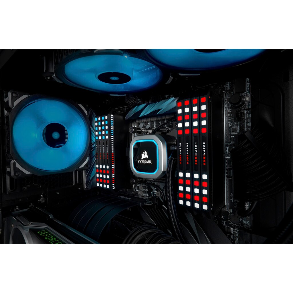 Corsair PC-Arbeitsspeicher »DOMINATOR RGB 16 GB (2 x 8 GB) DDR4 DRAM 3.200 MHz C16«