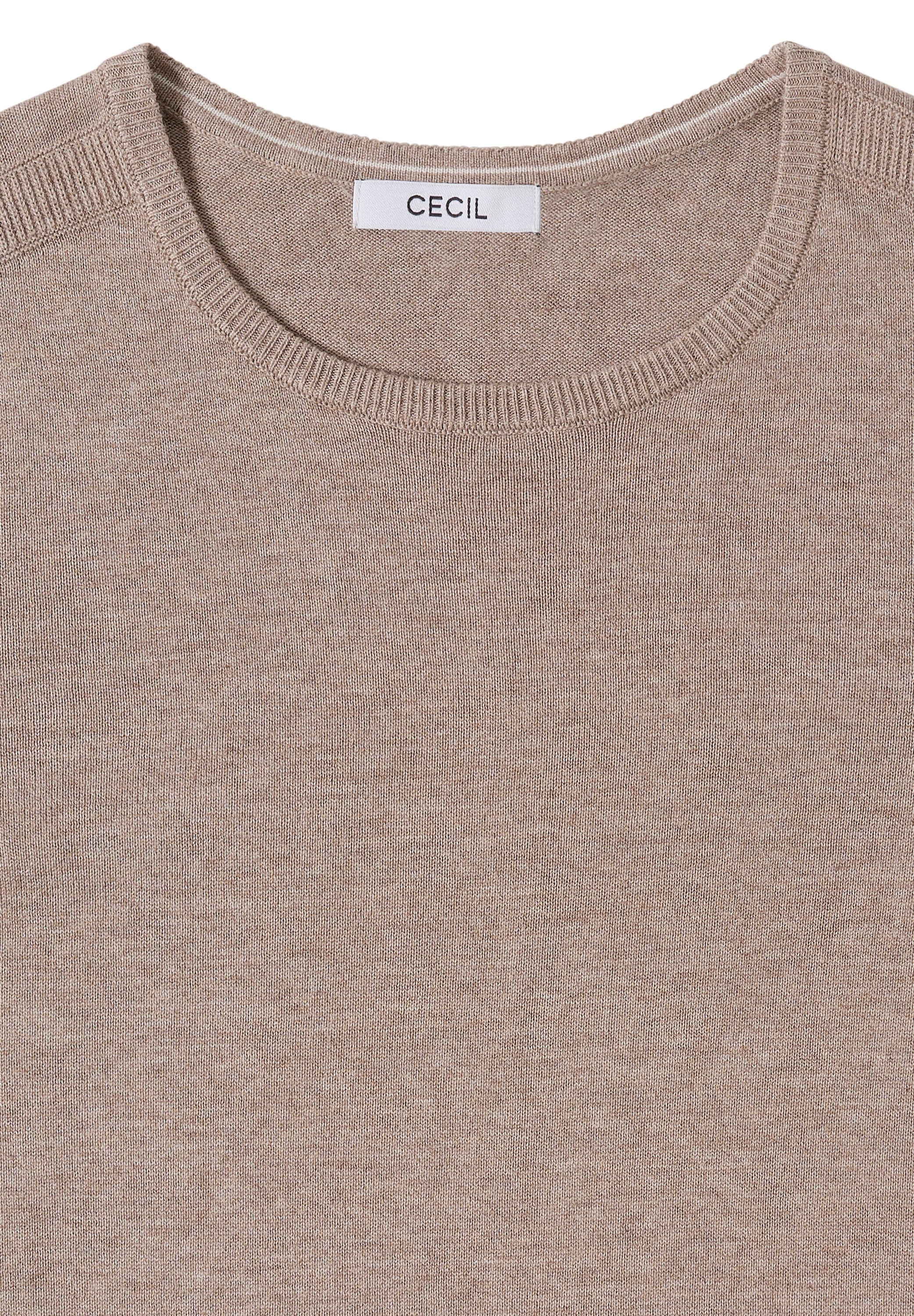 Cecil Strickpullover, mit feinem Detail an der Schulter und Viskose-Anteil