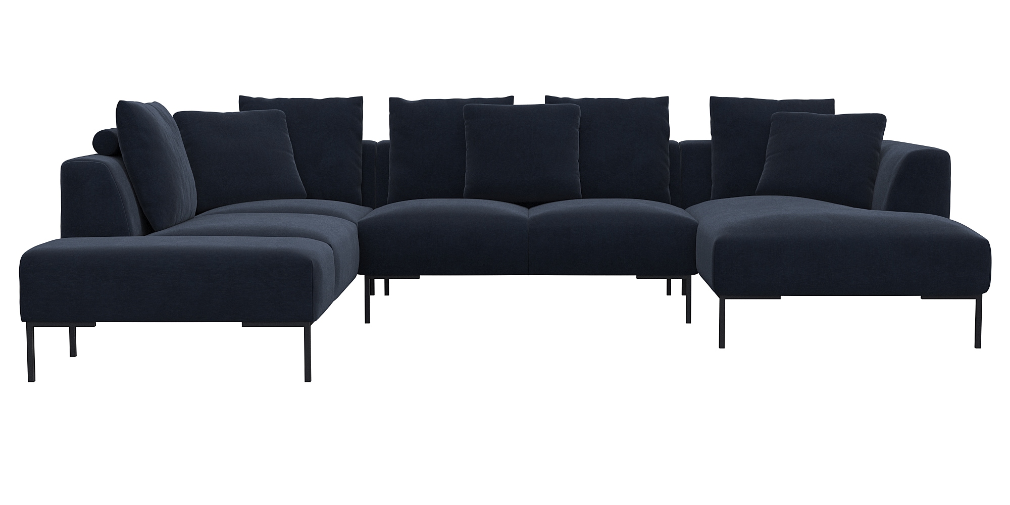 FLEXLUX Ecksofa "Sava U-Form, bequem und komfortabel durch den hochwertigen günstig online kaufen