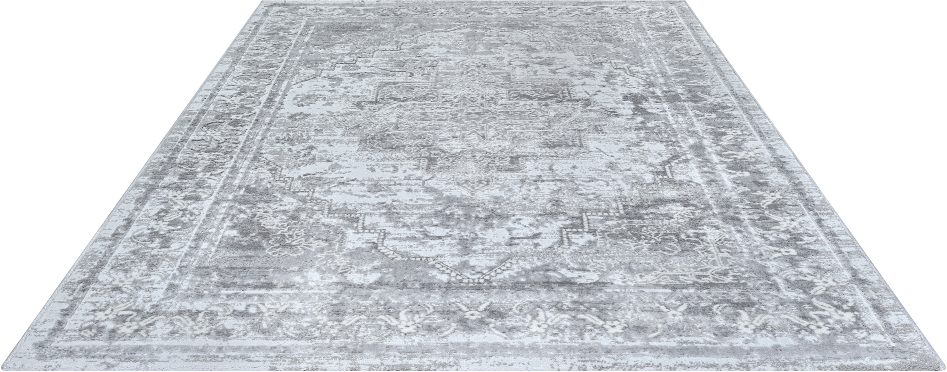 Sanat Teppich »Harmony 3220 , auch als Läufer und rund« rechteckig 12 mm Höhe Wohnzimmer, Kurzflor, modern,  Orient Optik, Schlafzimmer
