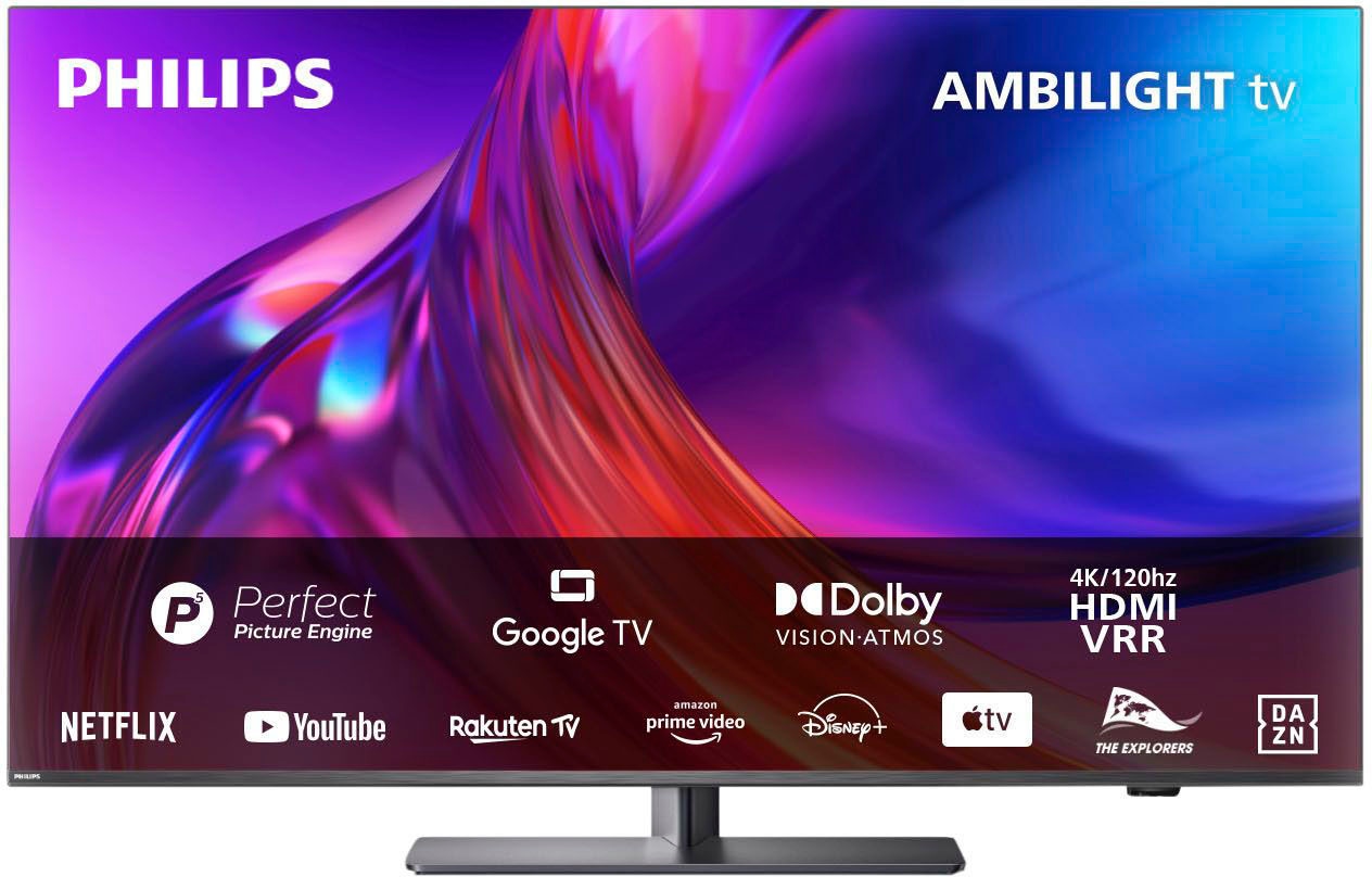 HD, Ultra 108 Android cm/43 4K Zoll, | Philips LED-Fernseher TV BAUR TV-Smart-TV-Google »43PUS8808/12«,