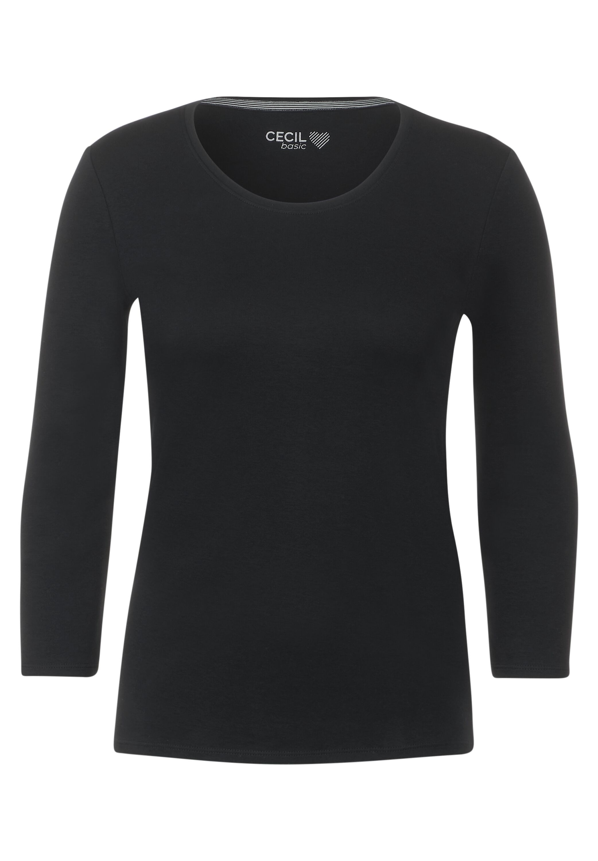 Cecil 3/4-Arm-Shirt, aus reiner Baumwolle