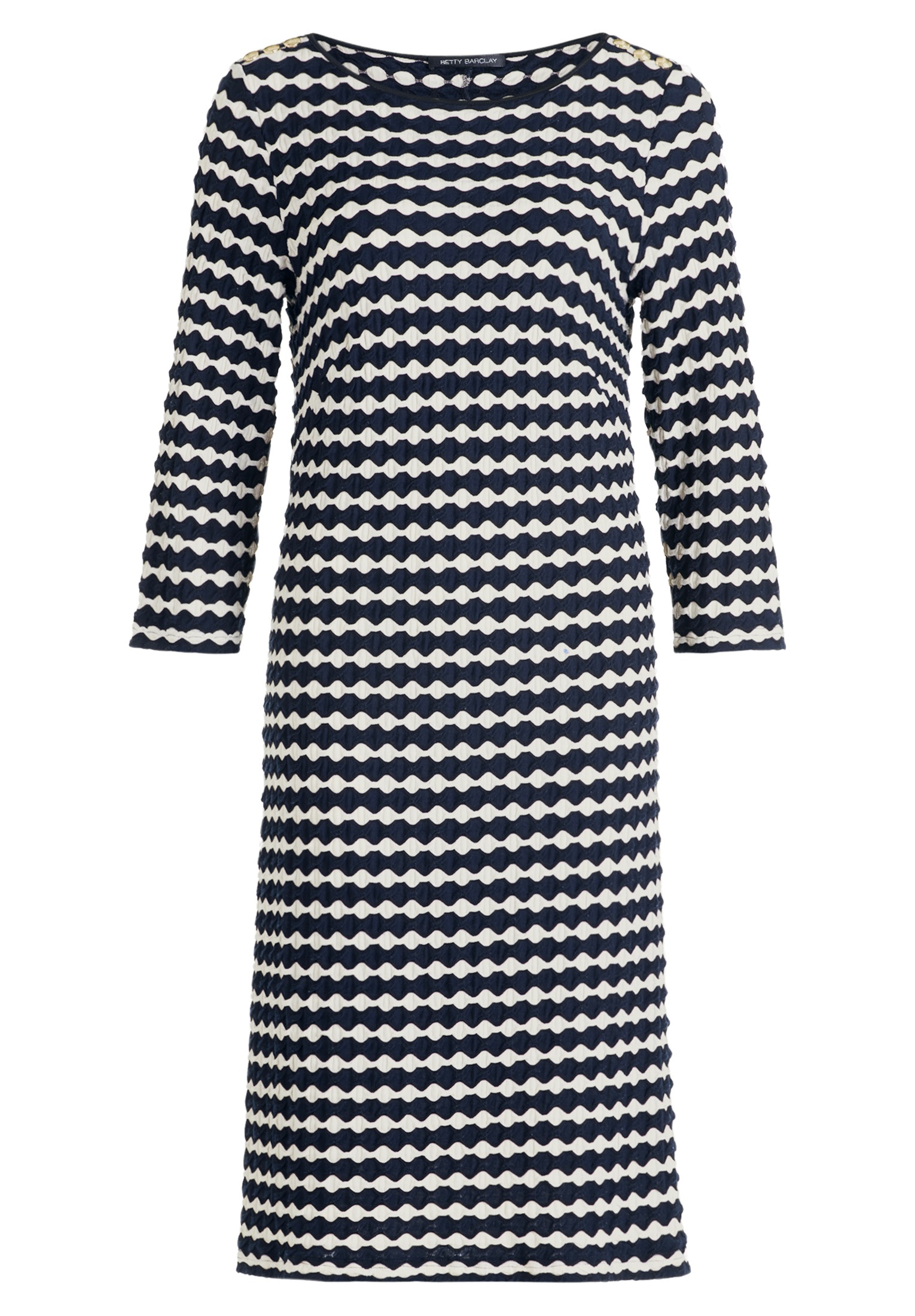 Betty Barclay Etuikleid "Damen Etuikleid mit 3/4 Arm" Ohne Tasche Knöpfe günstig online kaufen